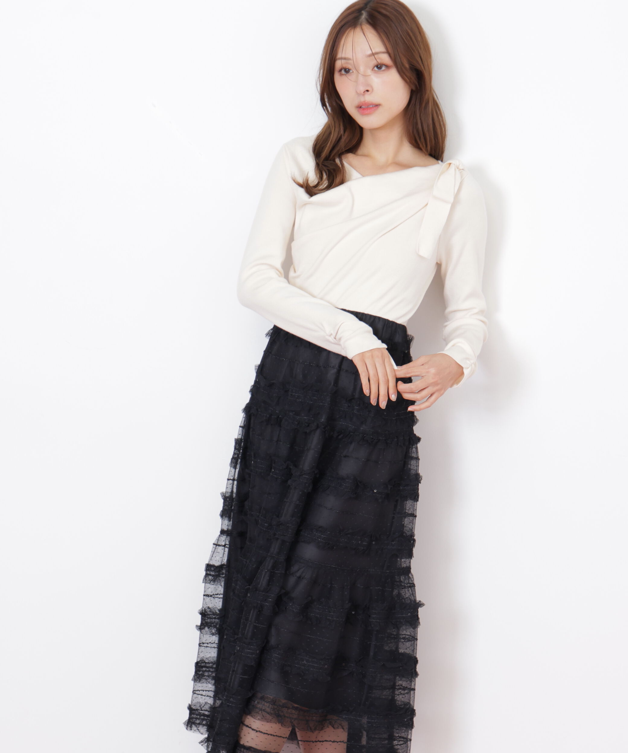  「フリルチュールドッキングワンピース」|ワンピース|