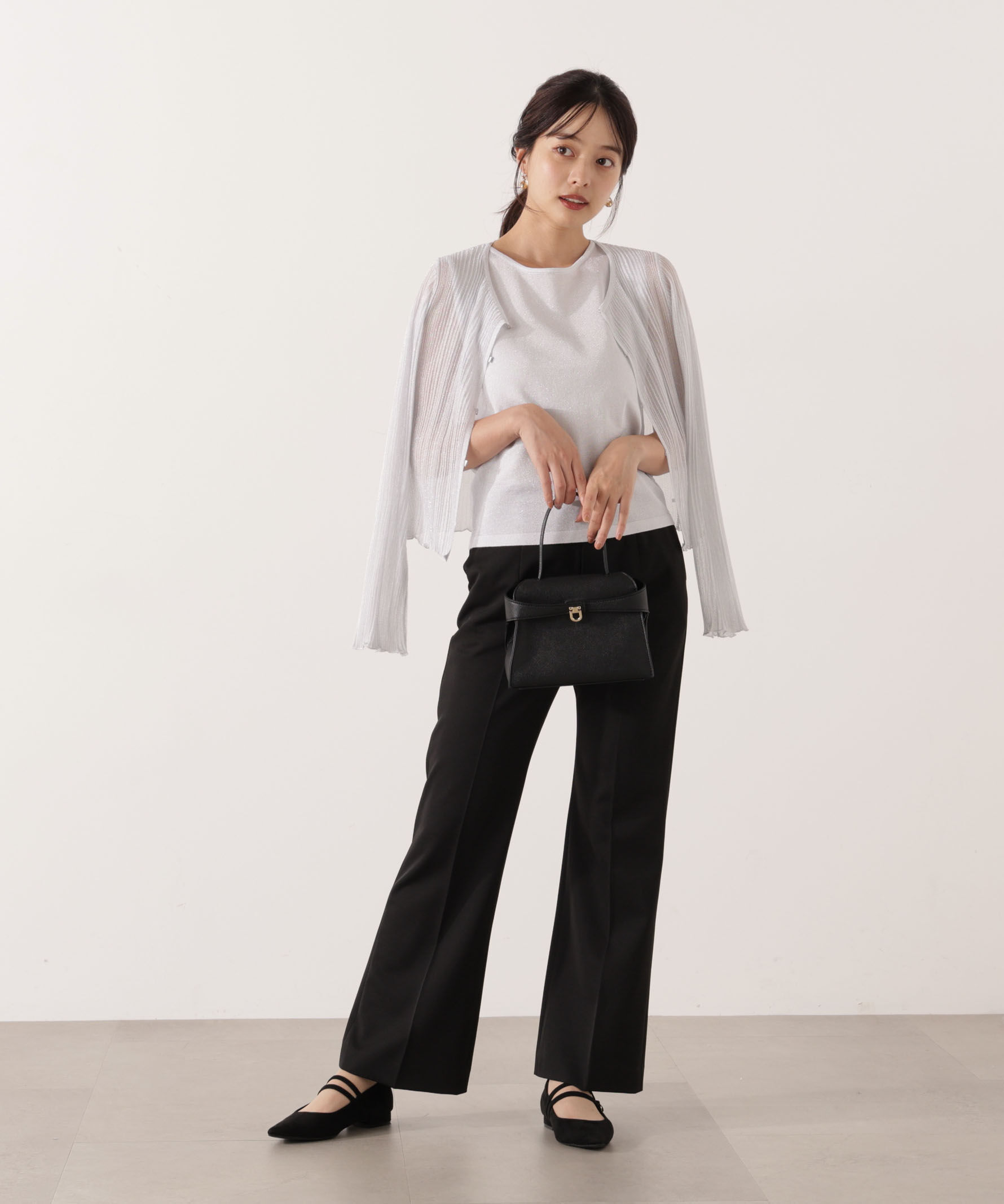 PROPORTION BODY DRESSING「シアーリブニットアンサンブル」|ニット・セーター|