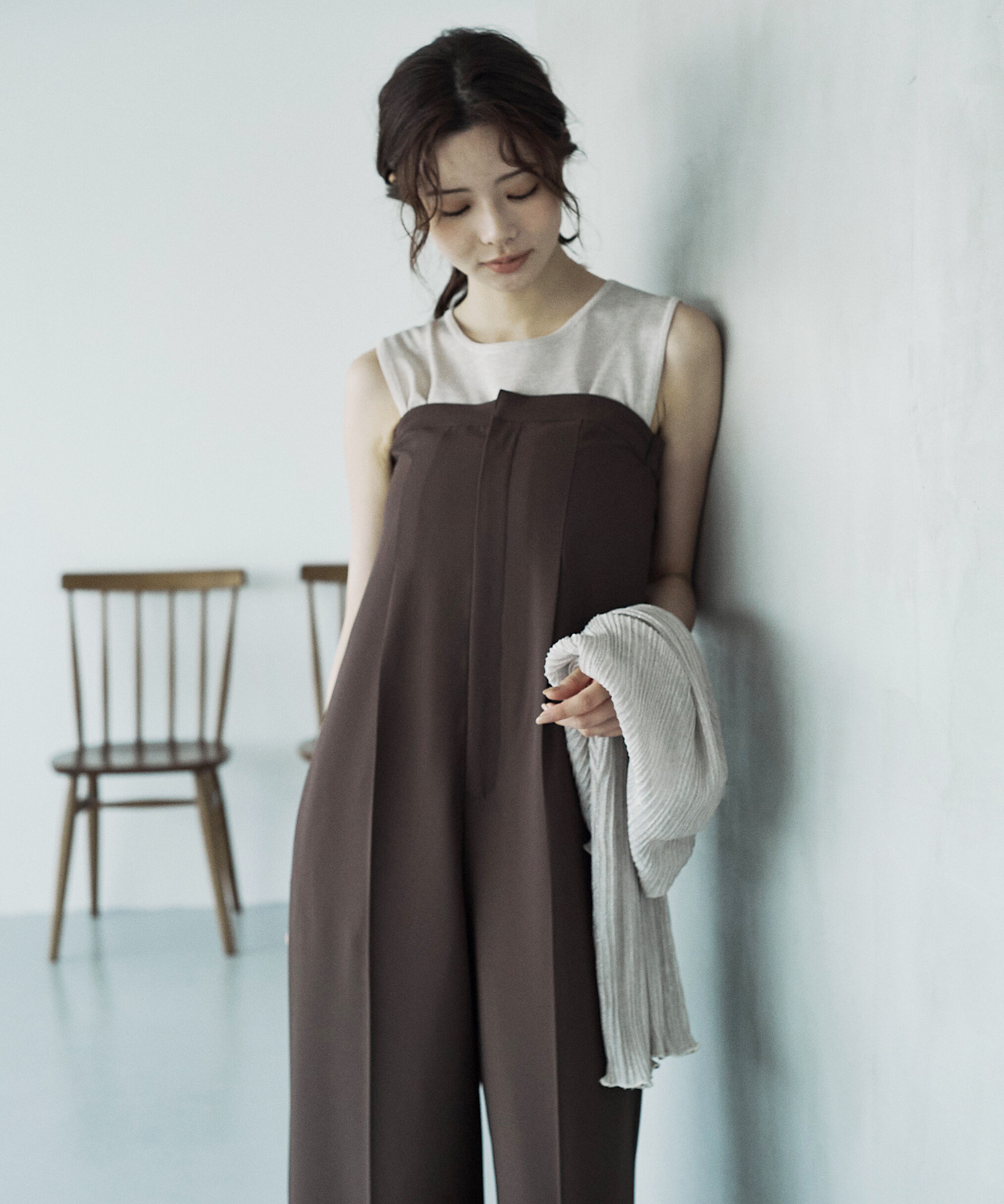 PROPORTION BODY DRESSING「シアーリブニットアンサンブル」|ニット・セーター|