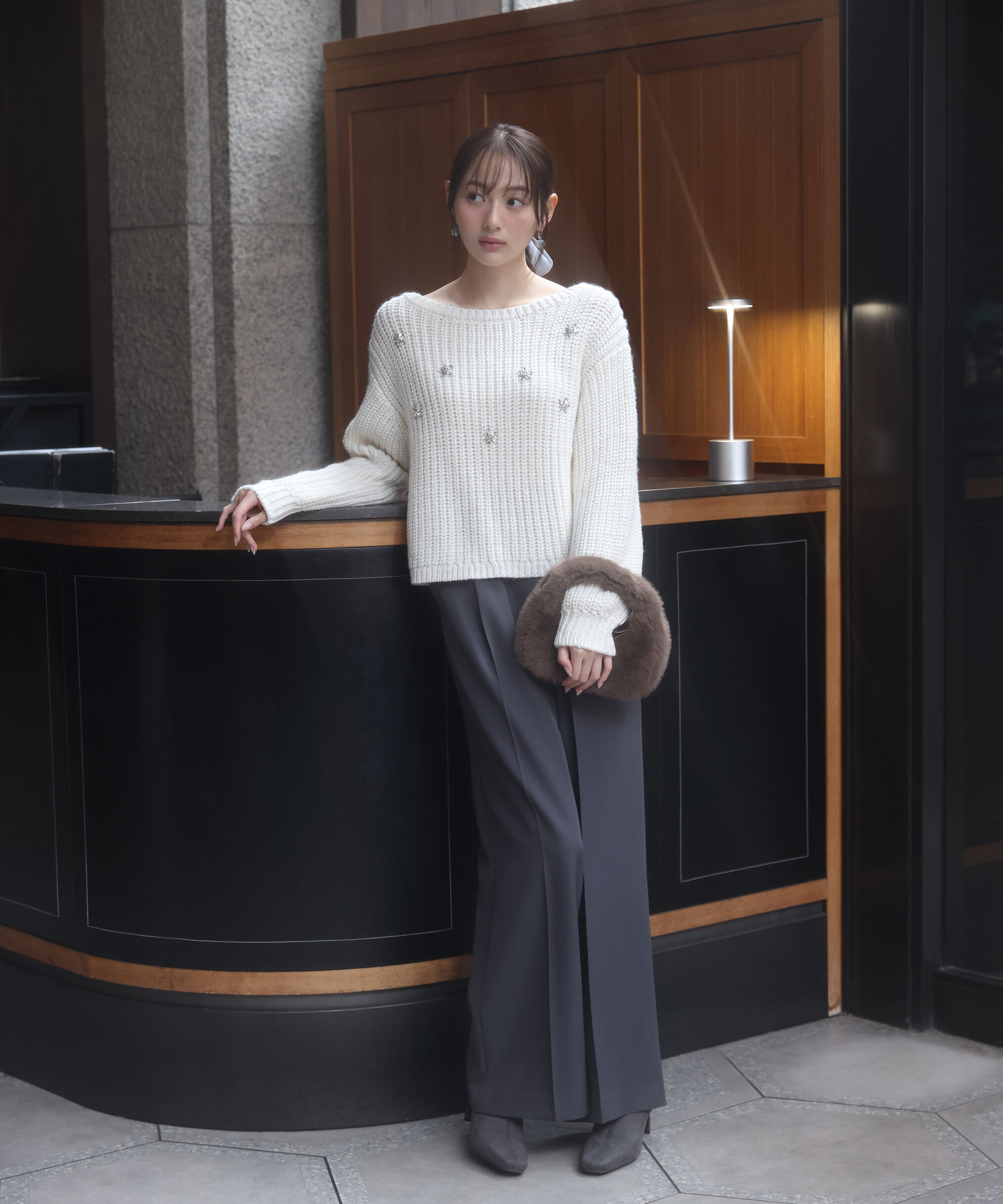 PROPORTION BODY DRESSING「ハイウエストラップパンツ　25AW」|その他|