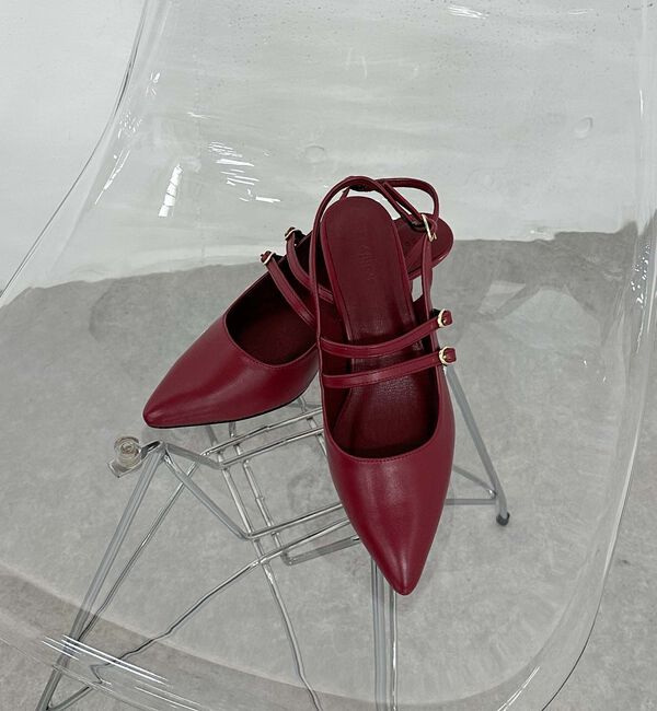 archives「ダブルベルトバックバンドパンプス」|その他|WINE