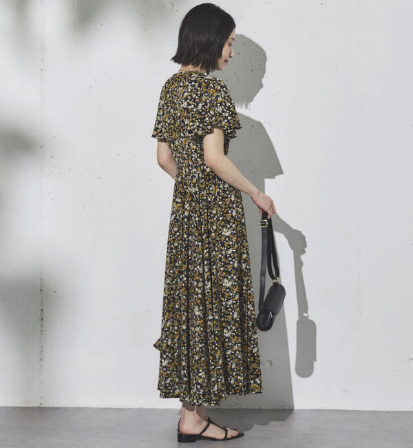Doux archives「花柄カシュクールワンピース」|ワンピース|