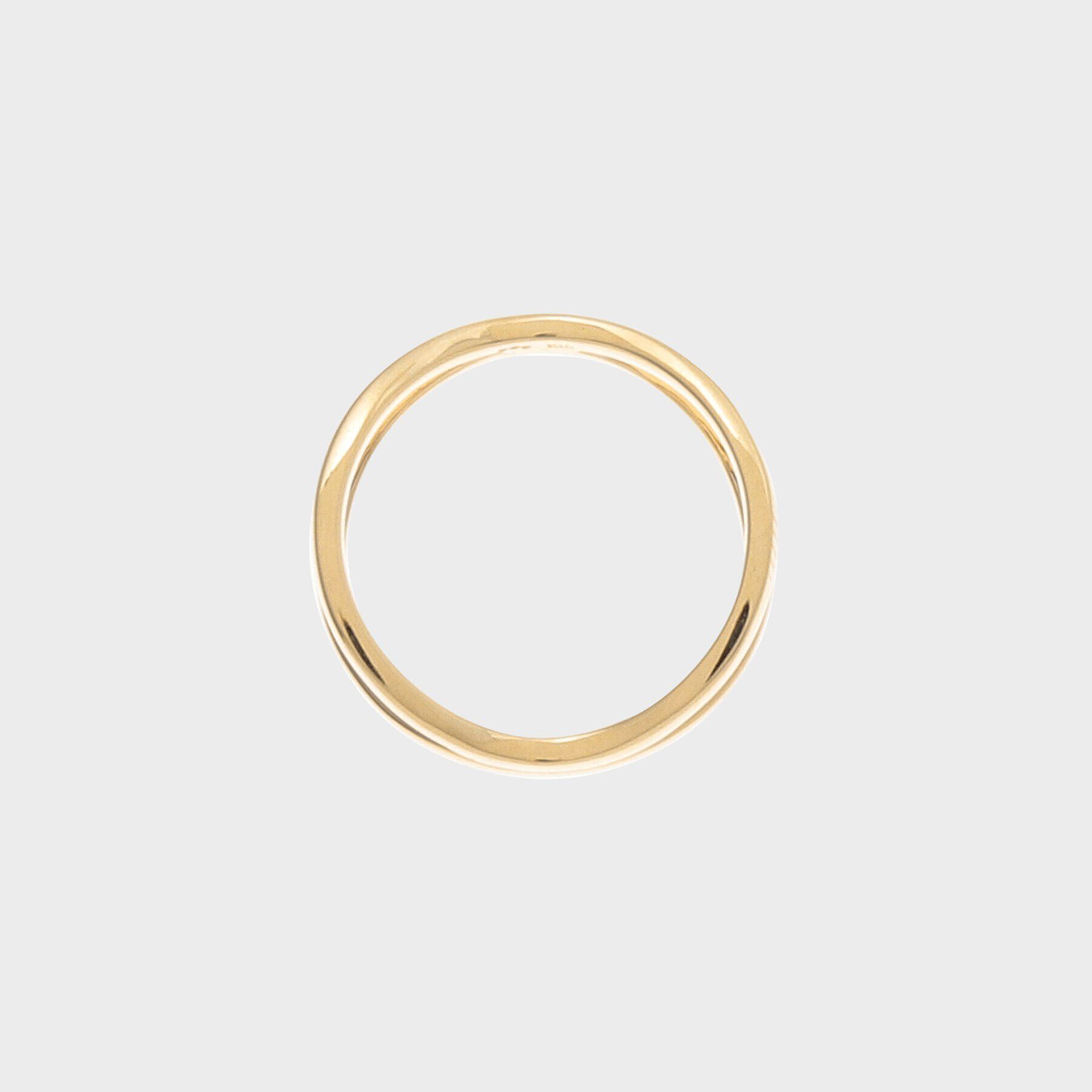 COCOSHNIK「K10ダブルアーチ ピンキーリング」|リング|