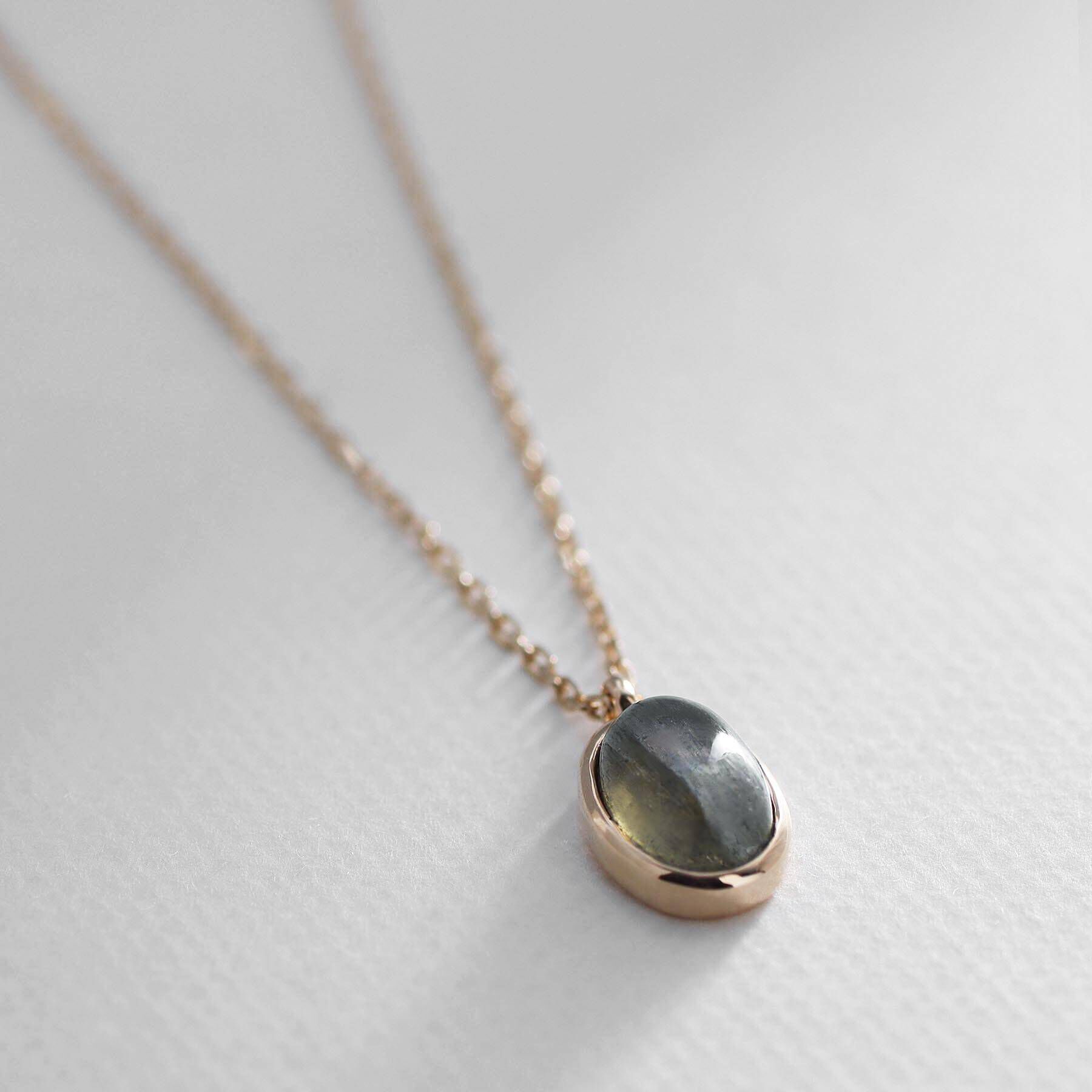 COCOSHNIK「【WEB限定】K10ラブラドライト ネックレス」|ネックレス|