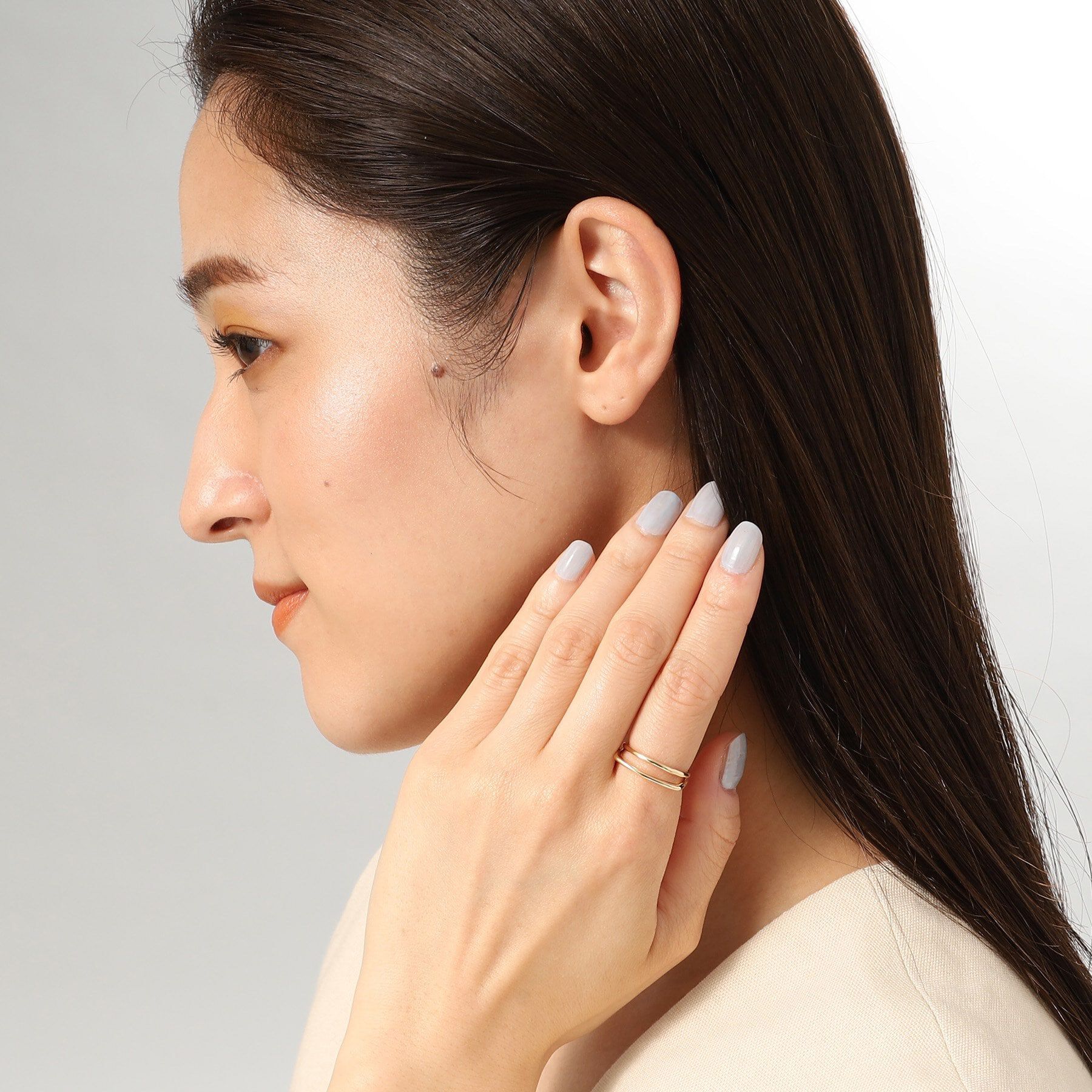 COCOSHNIK「K10スクエアステップ リング」|リング|