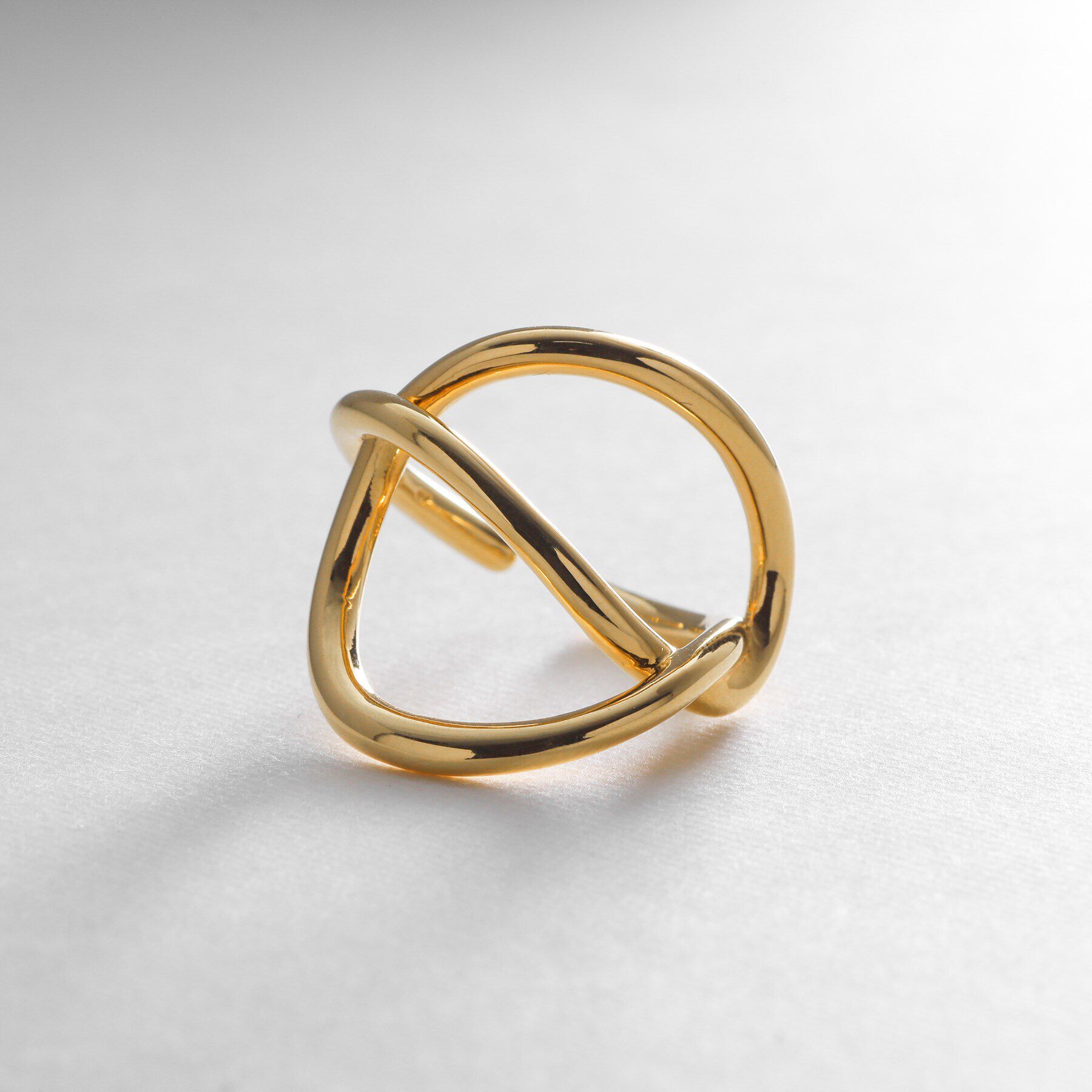 COCOSHNIK ONKITSCH「シルバー リングイヤーカフ エンタングル GP」|リング|