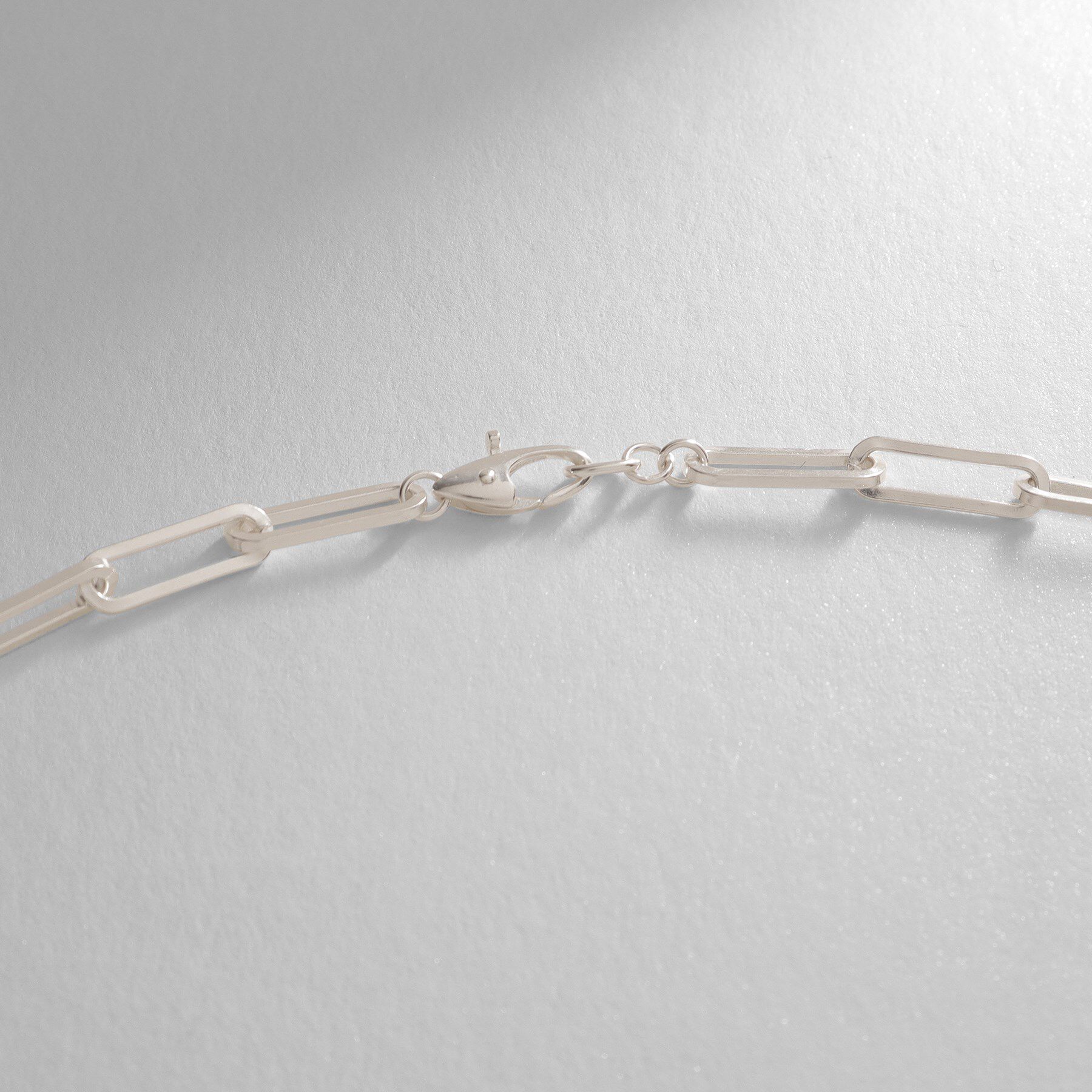 COCOSHNIK ONKITSCH「シルバー デザインチェーン フラットケーブルネックレス（43㎝）」|ネックレス|