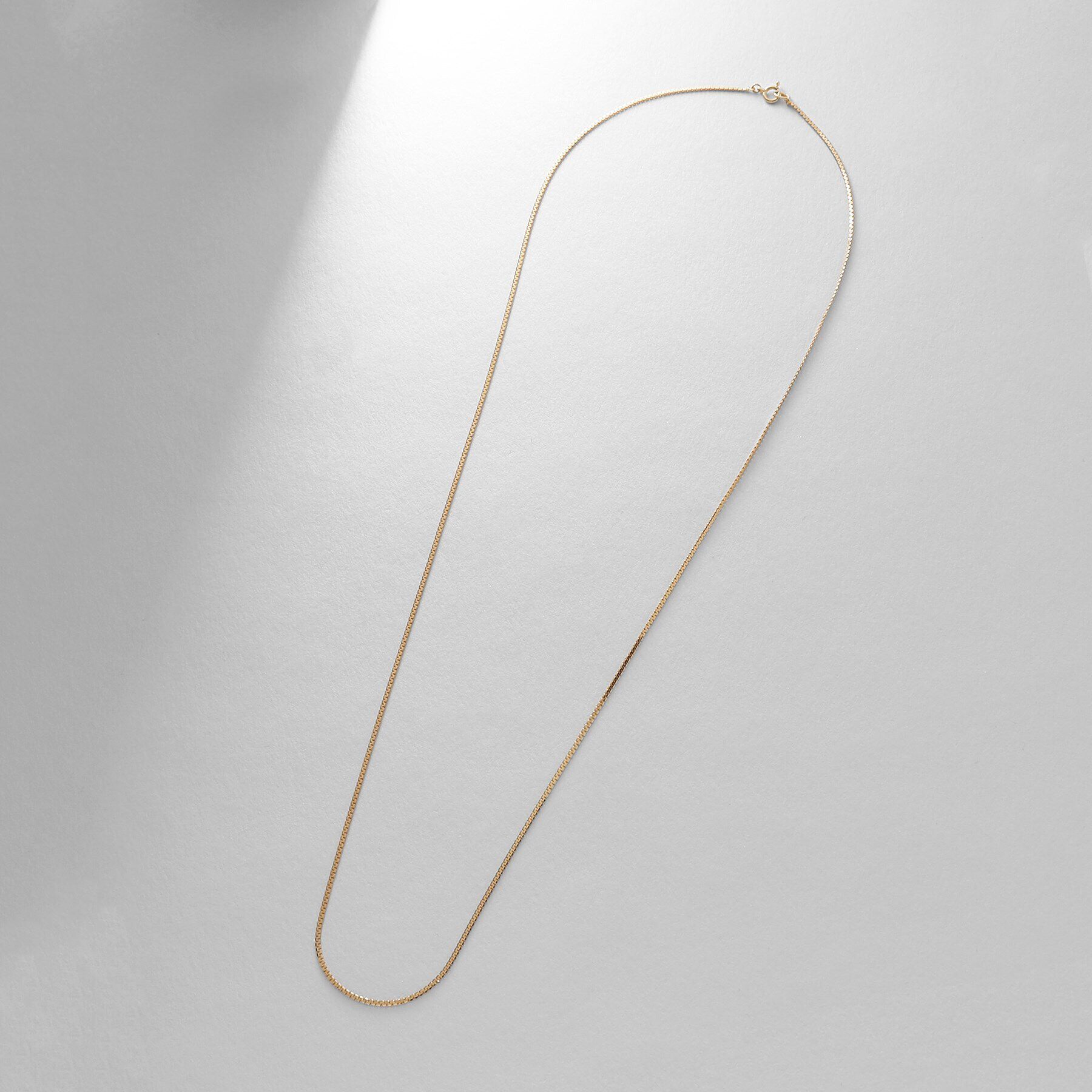 COCOSHNIK「K18ベネチアンフラット ネックレス（60cm）」|ネックレス|