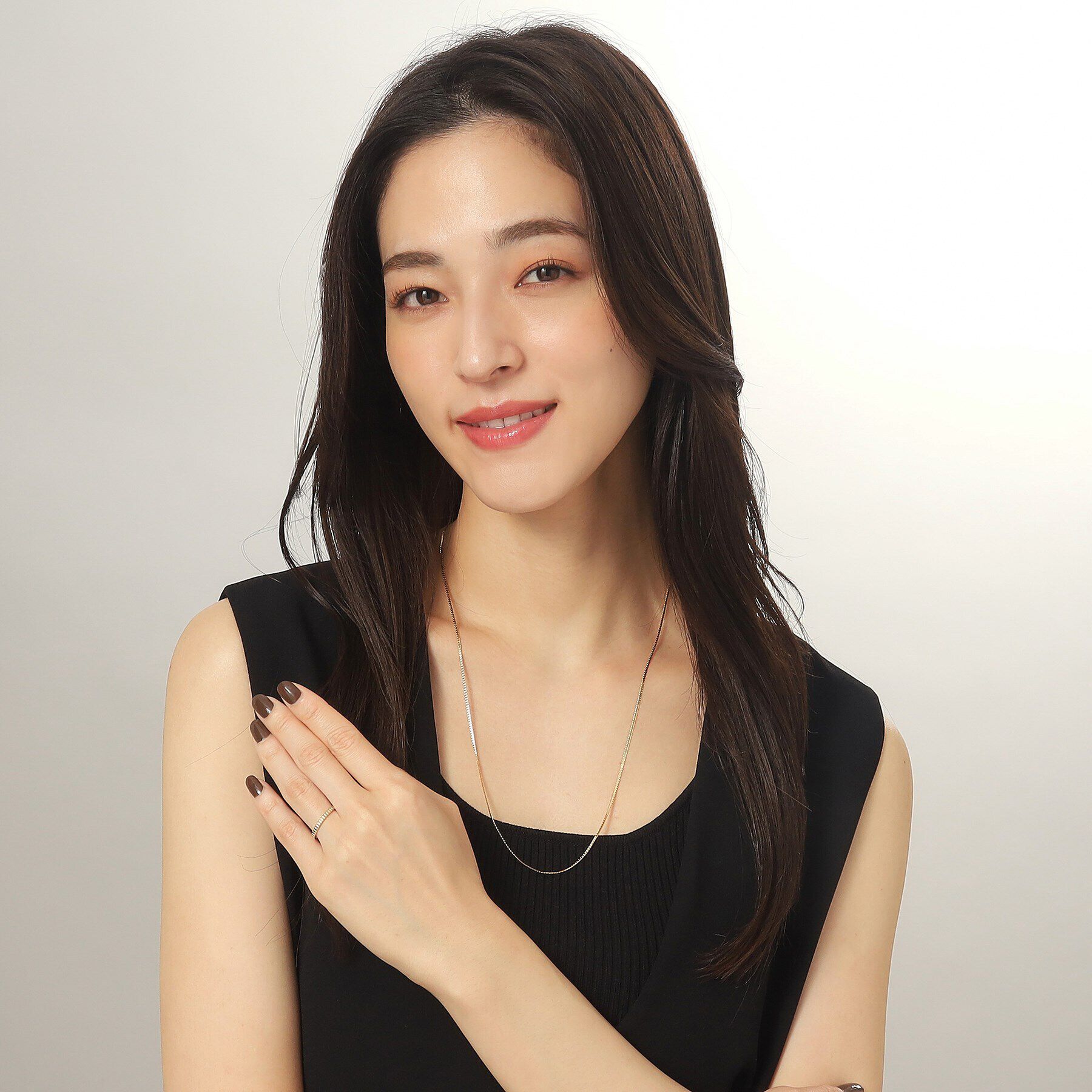 COCOSHNIK「K18ベネチアンフラット ネックレス（60cm）」|ネックレス|