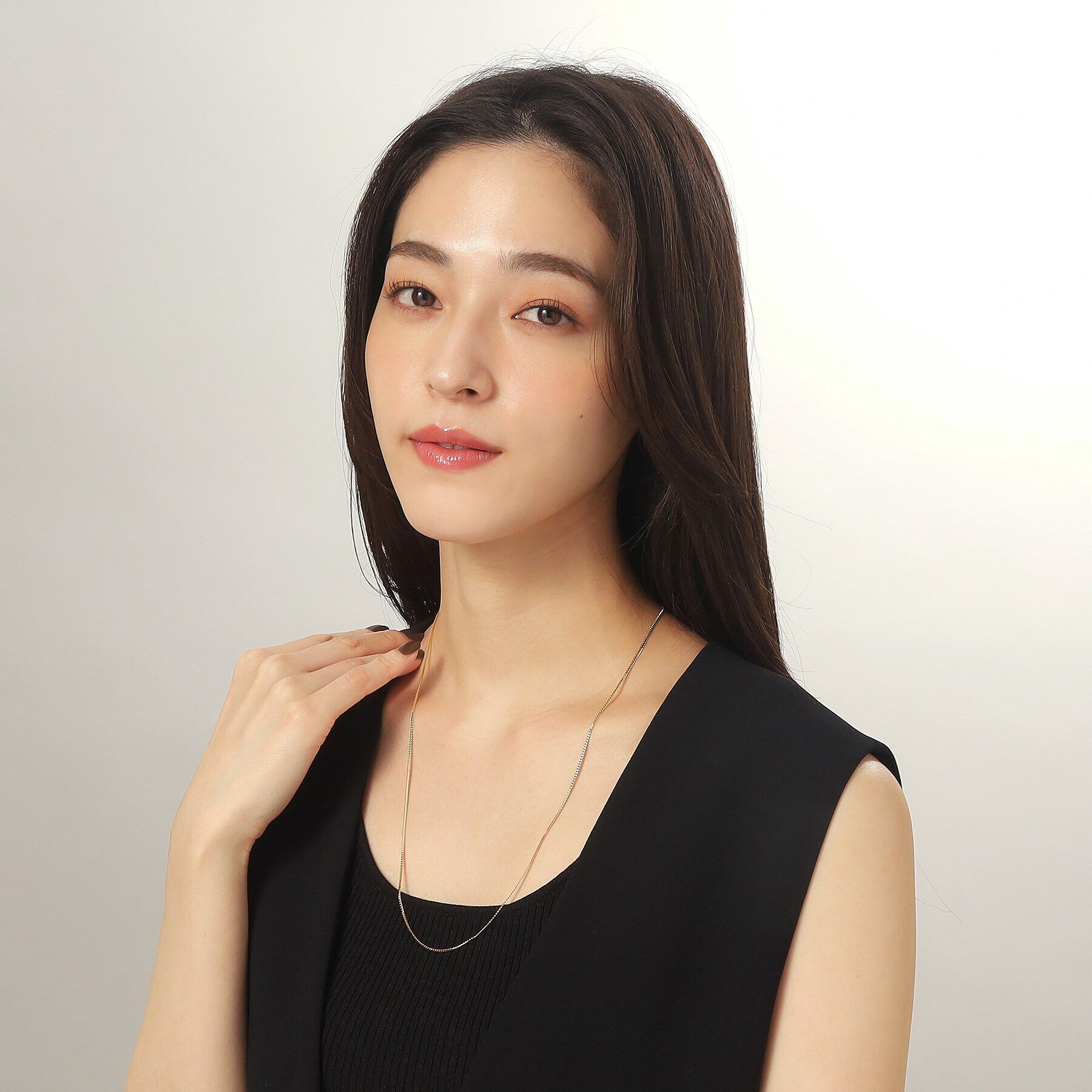 COCOSHNIK「K18ベネチアンフラット ネックレス（60cm）」|ネックレス|