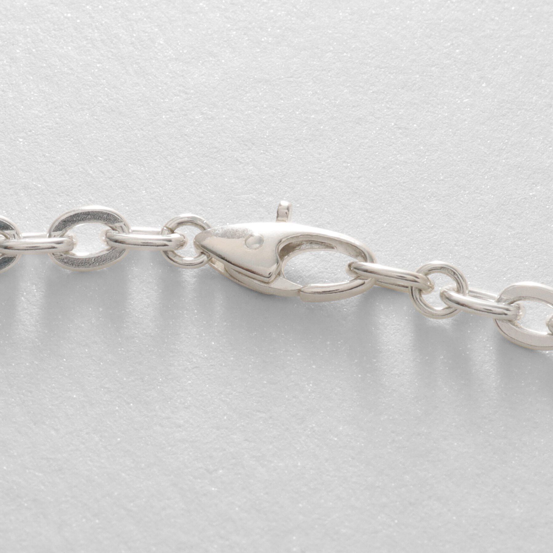 COCOSHNIK ONKITSCH「シルバー デザインチェーン フラットオーバルリンクネックレス」|ネックレス|