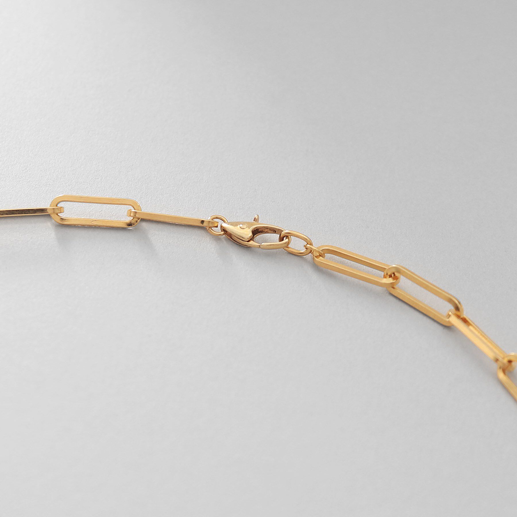 COCOSHNIK ONKITSCH「シルバー デザインチェーン フラットケーブルネックレス（55cm） GP」|ネックレス|