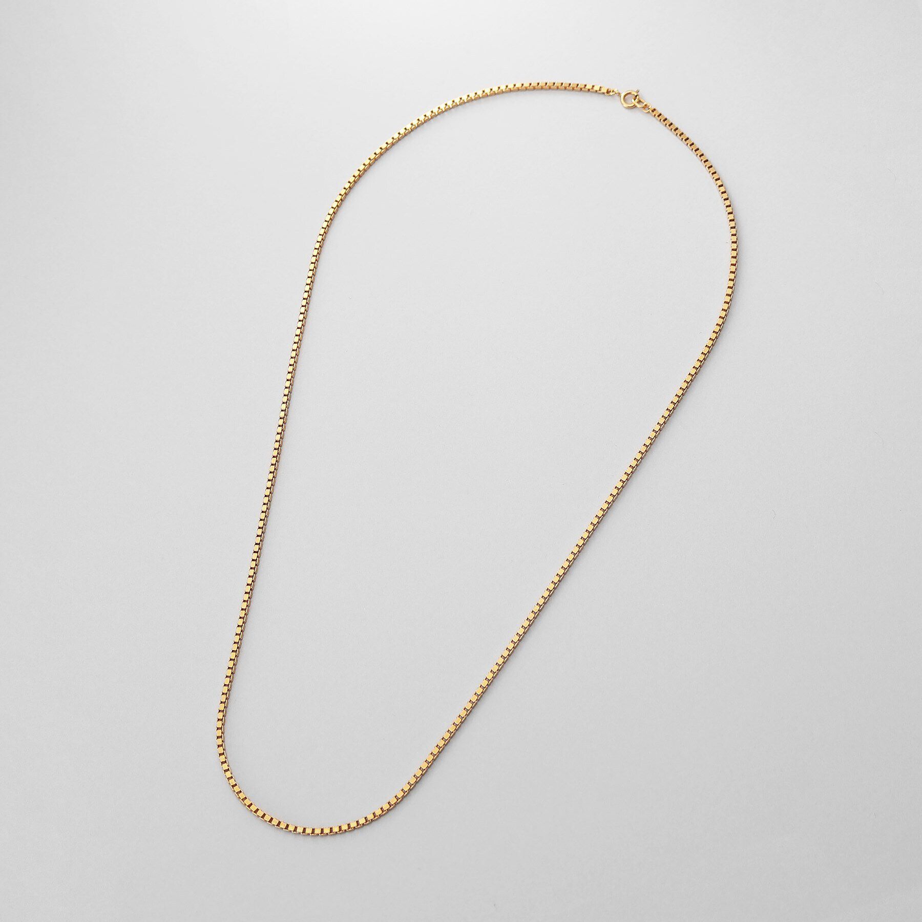 COCOSHNIK ONKITSCH「シルバー デザインチェーン ベネチアンネックレスM（55cm） GP」|ネックレス|