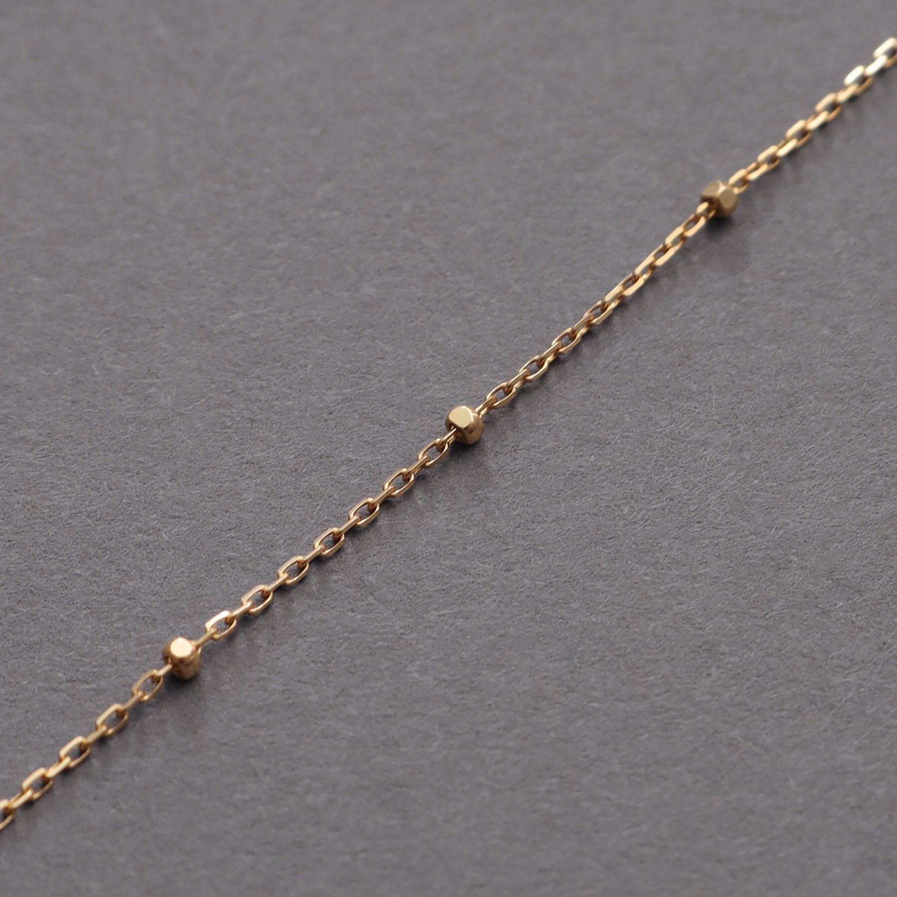 COCOSHNIK ONKITSCH「K10スキニーネックレス スタッドケーブル」|ネックレス|