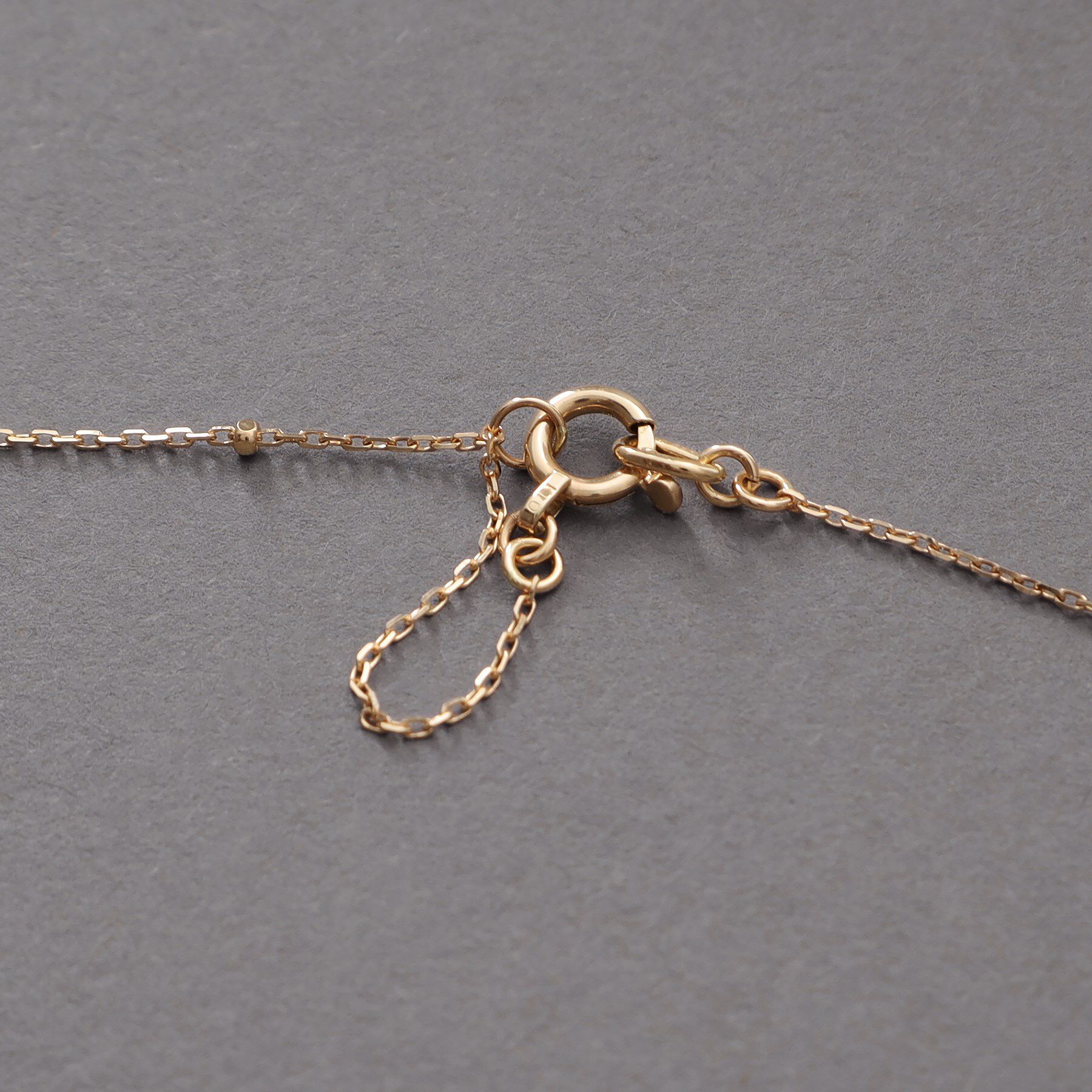 COCOSHNIK ONKITSCH「K10スキニーネックレス スタッドケーブル」|ネックレス|