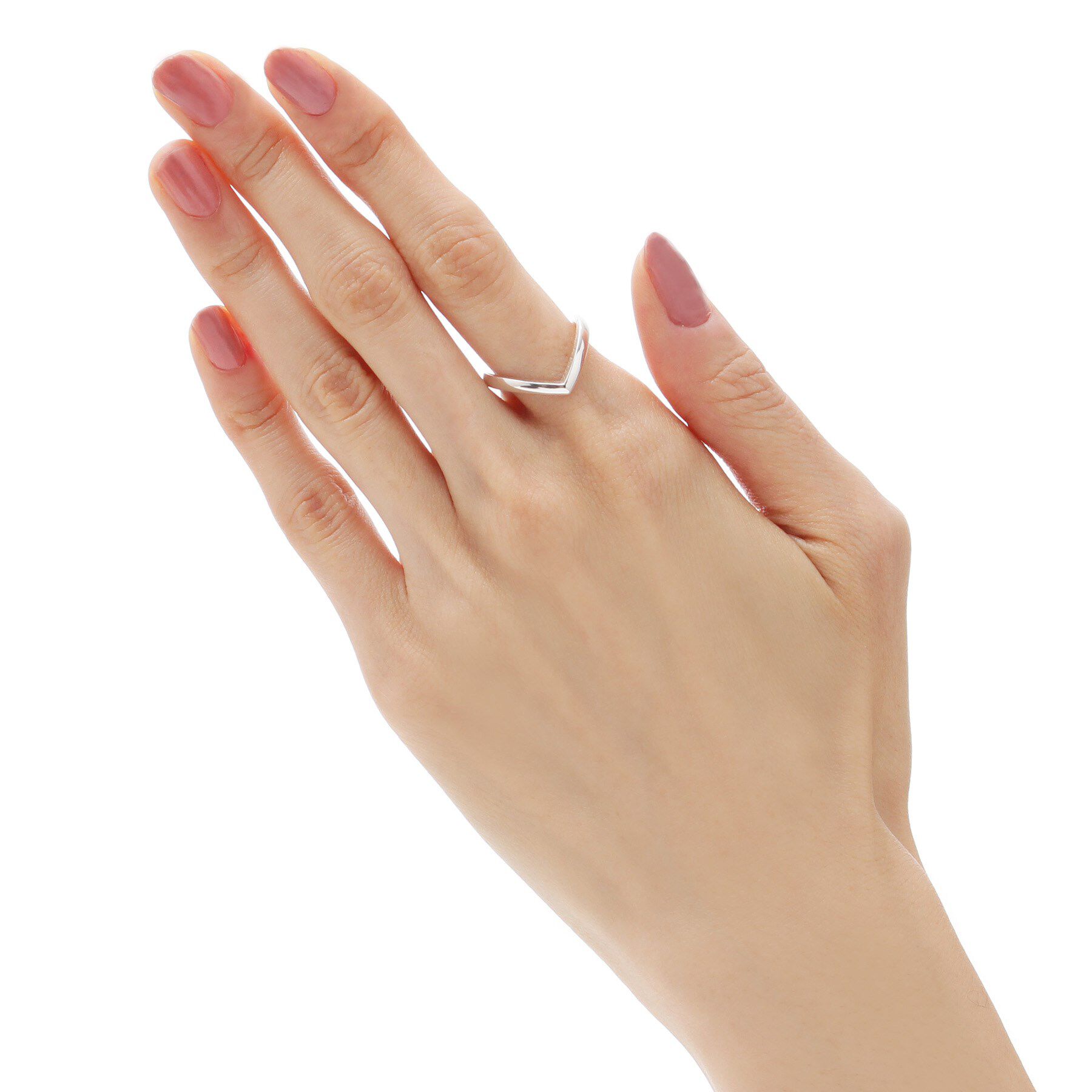 COCOSHNIK「シルバー 4面V字 リング」|リング|