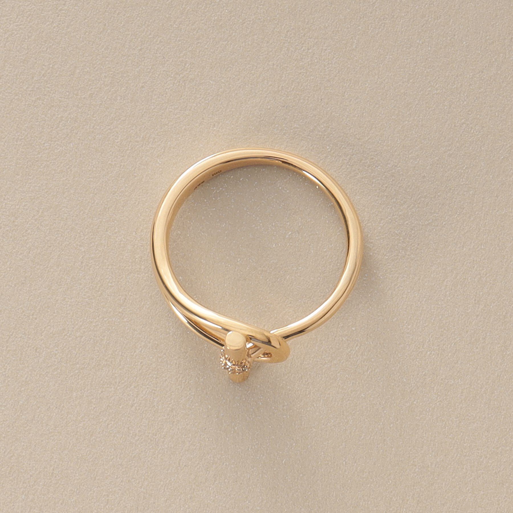 COCOSHNIK「K10ダイヤモンド マンテルモチーフ リング」|リング|