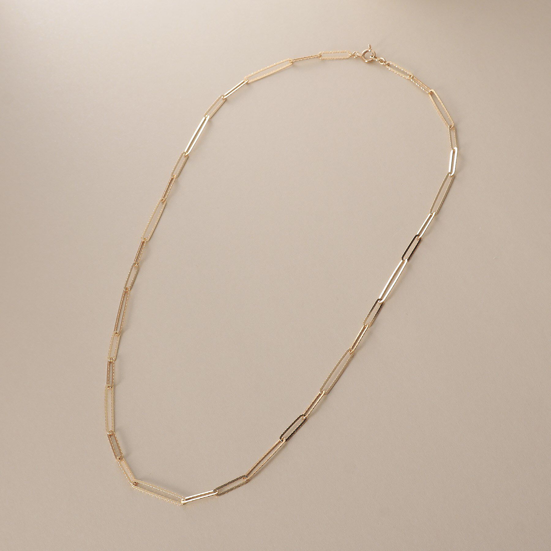 COCOSHNIK「K10カットPCフィガロ ネックレス」|ネックレス|