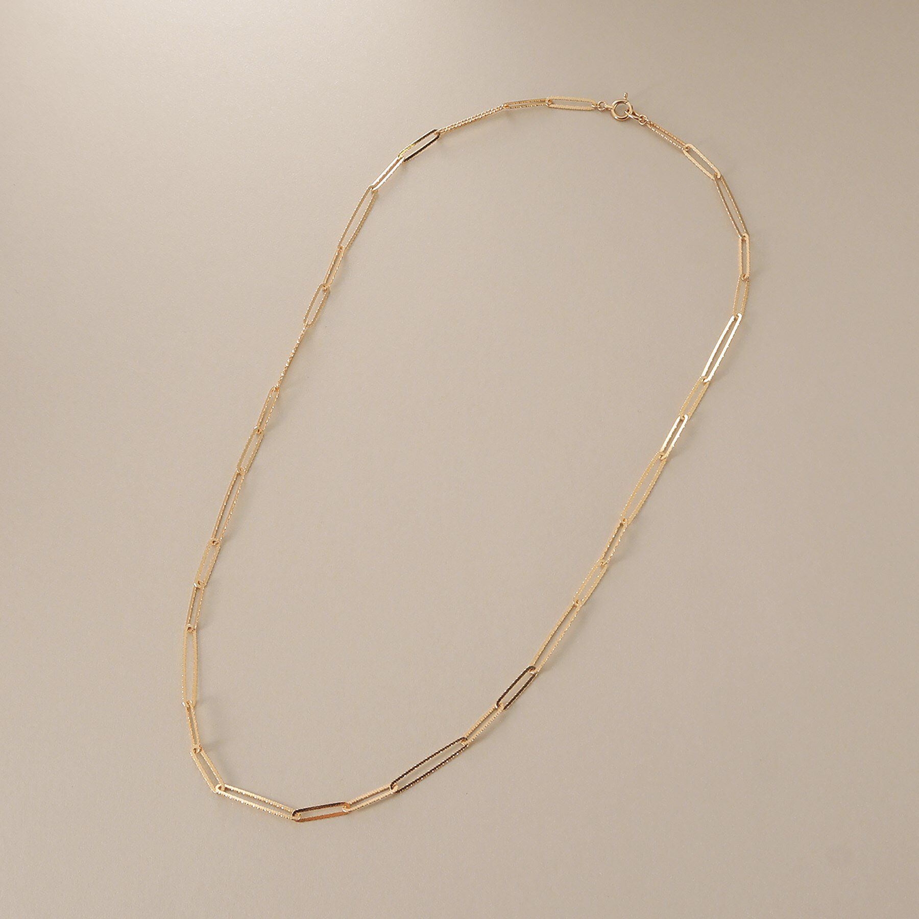 COCOSHNIK「K18カットPCフィガロ ネックレス」|ネックレス|