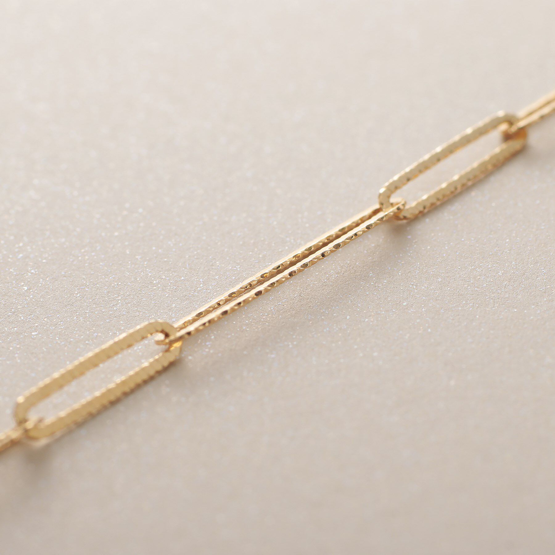 COCOSHNIK「K18カットPCフィガロ ネックレス」|ネックレス|