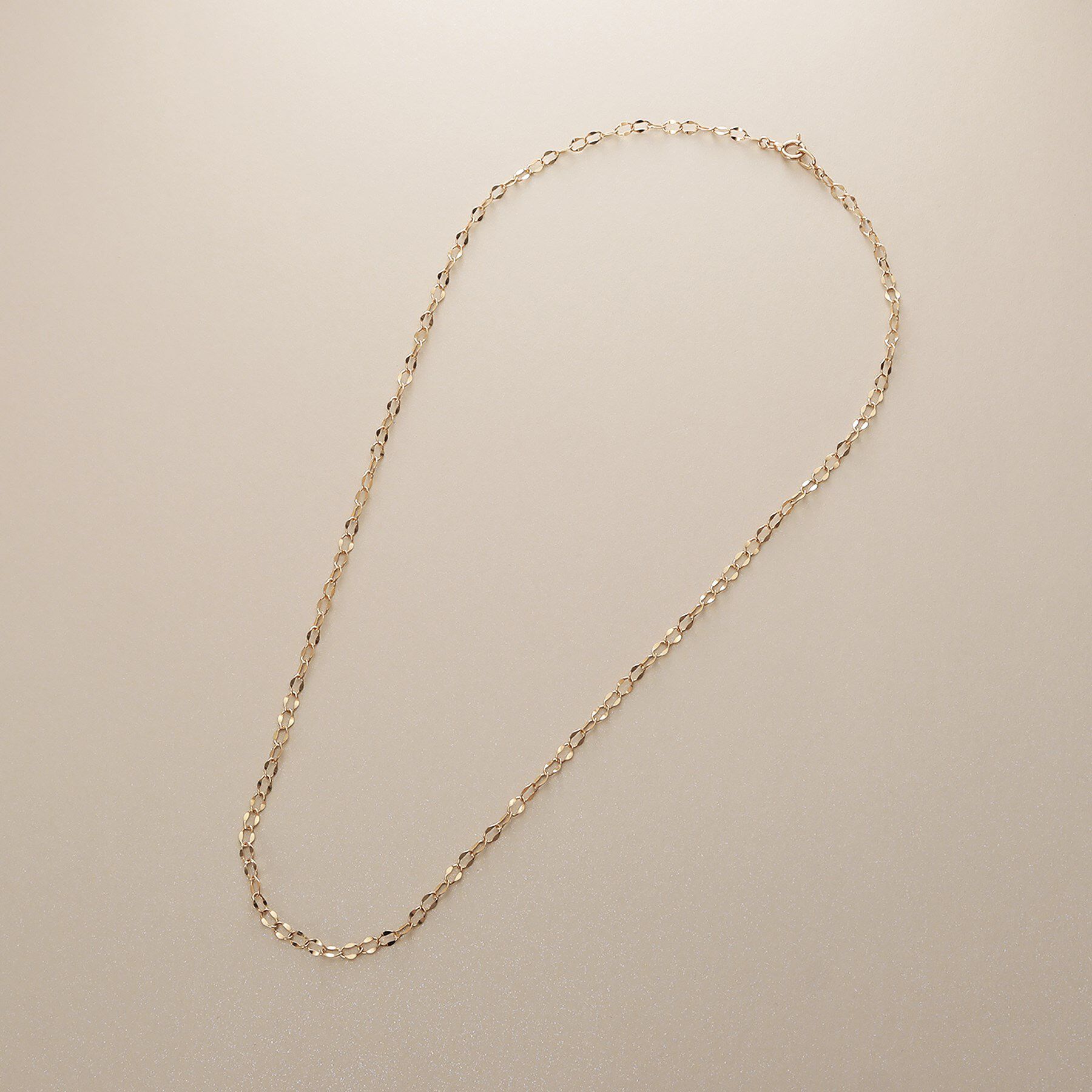 COCOSHNIK「K10シースルーフラット ネックレス」|ネックレス|