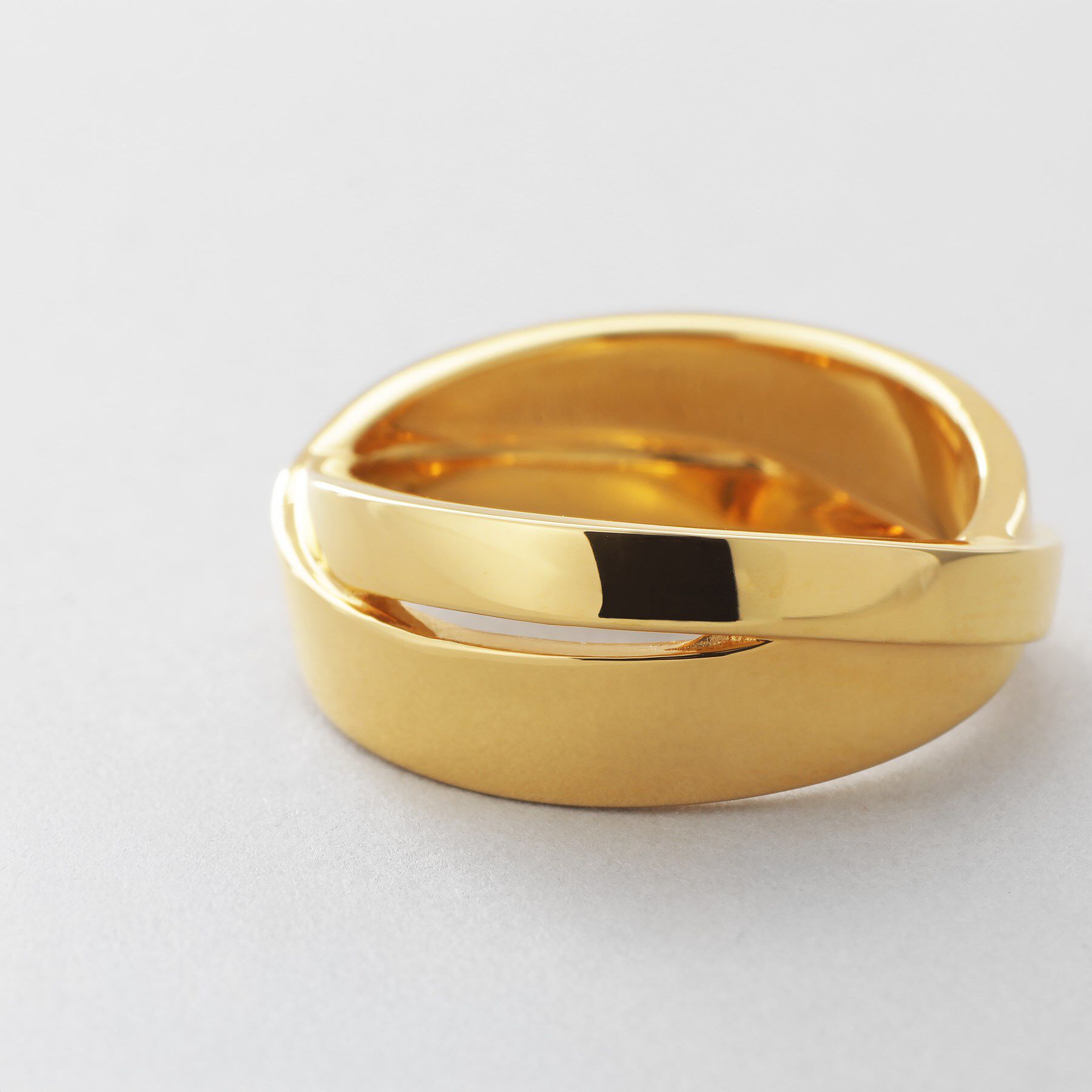 COCOSHNIK ONKITSCH「シルバー フラットクロスリング GP」|リング|