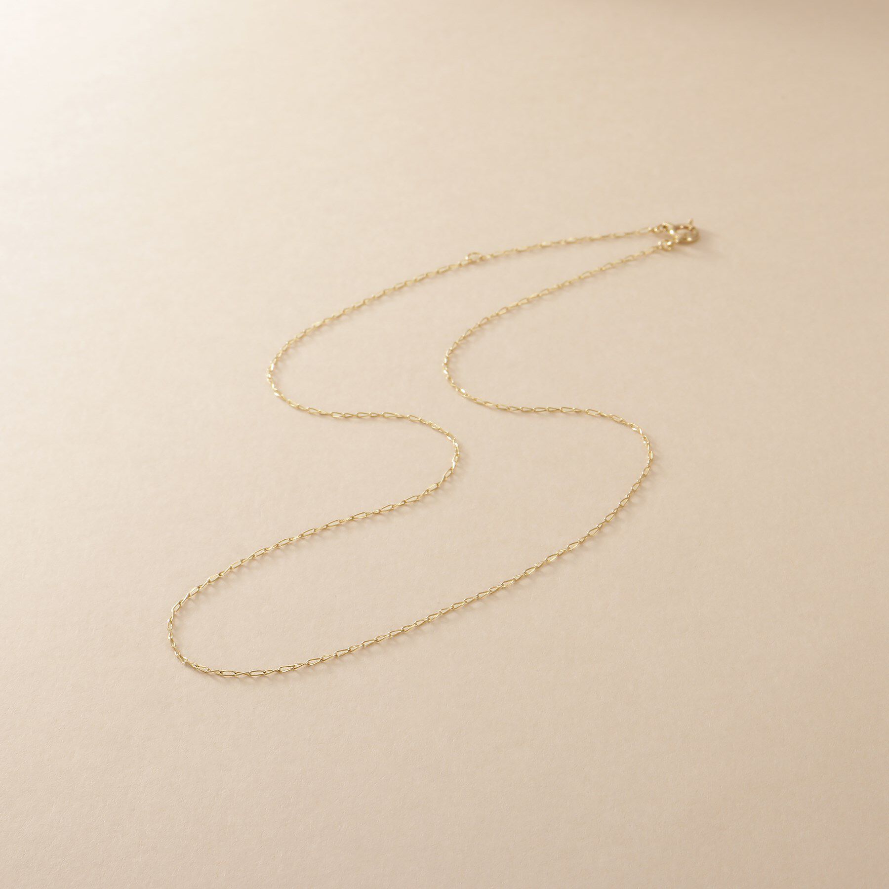 COCOSHNIK ONKITSCH「K10スキニーネックレス ロングタネル」|ネックレス|