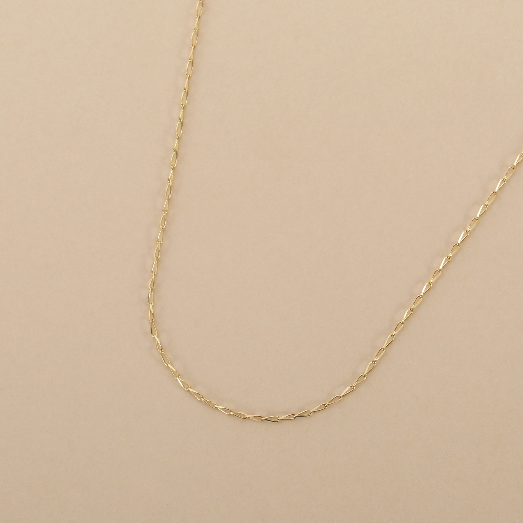 COCOSHNIK ONKITSCH「K10スキニーネックレス ロングタネル」|ネックレス|