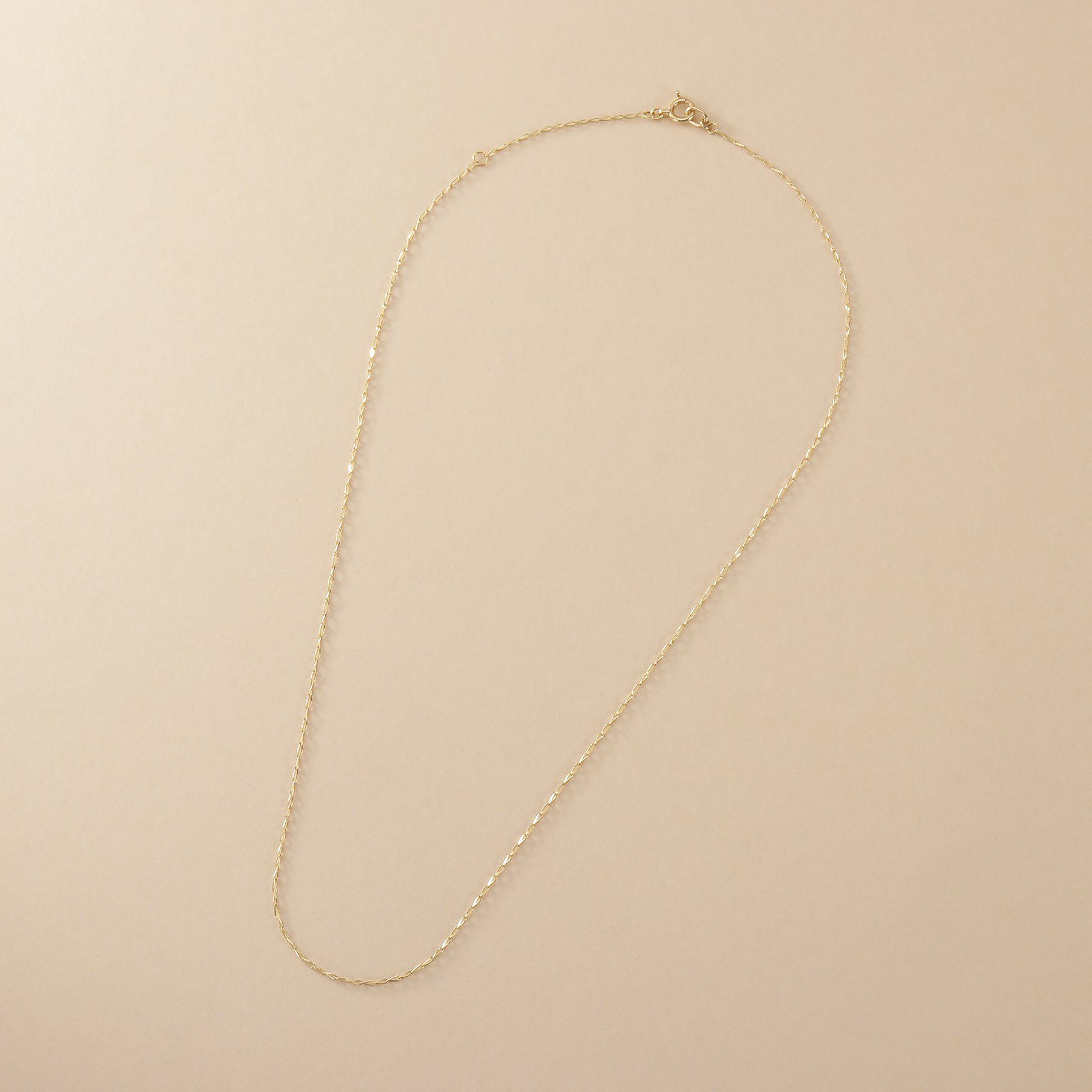 COCOSHNIK ONKITSCH「K10スキニーネックレス ロングタネル」|ネックレス|