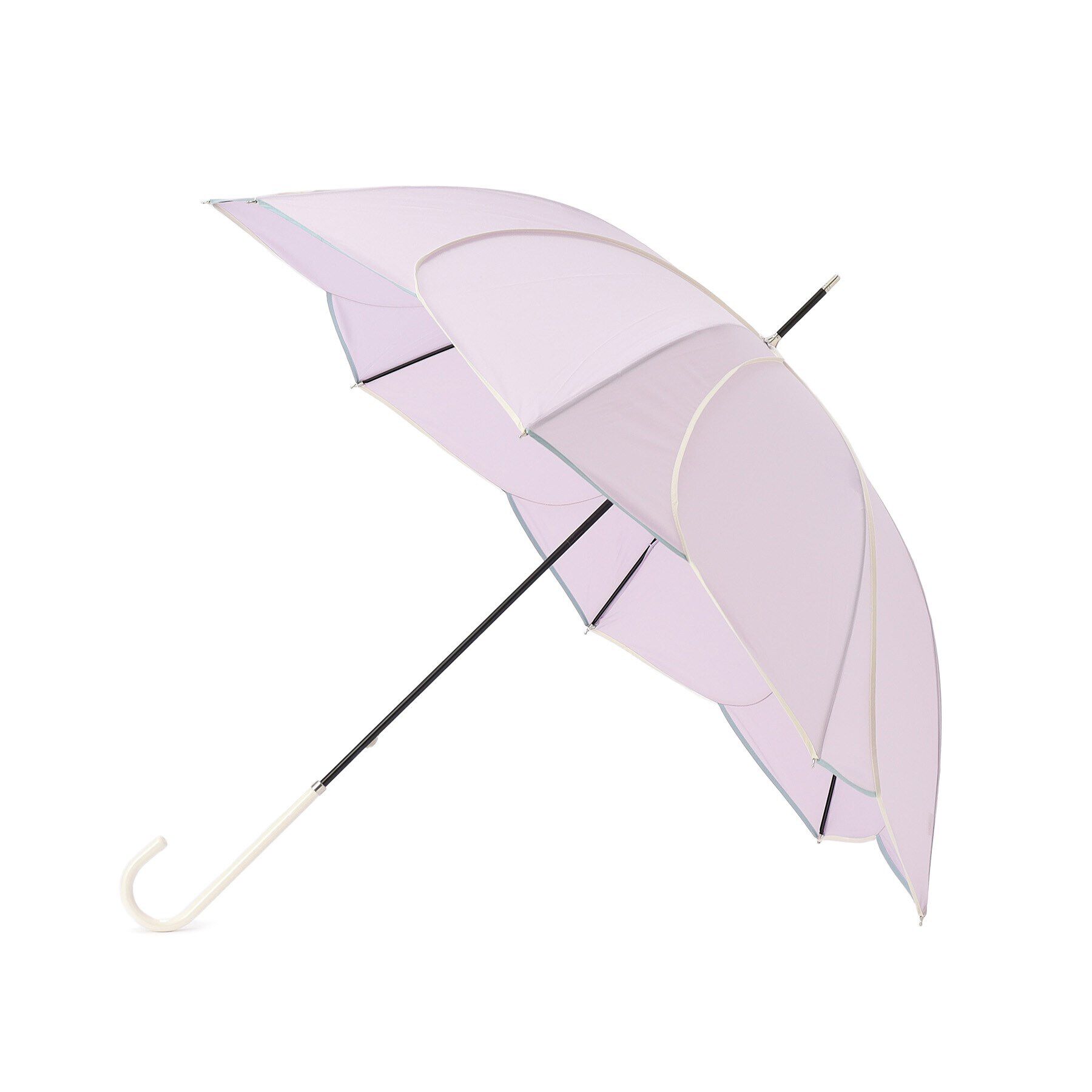 SHOO･LA･RUE「【長傘/because】バイカラーパイピングアンブレラ」|傘|