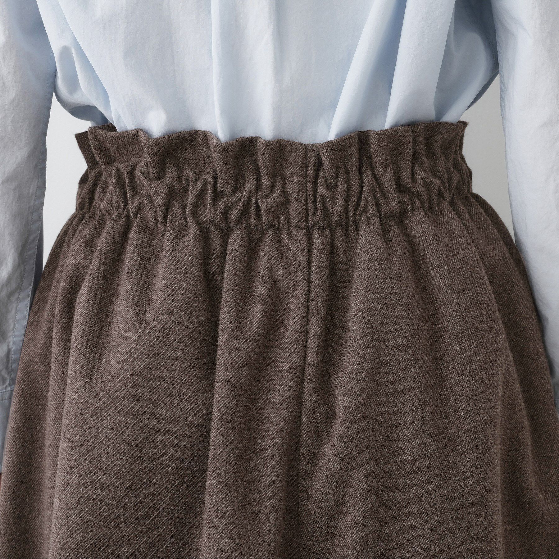 Dessin「【ウエストゴム/洗える】起毛フレアシルエットパンツ」|その他|