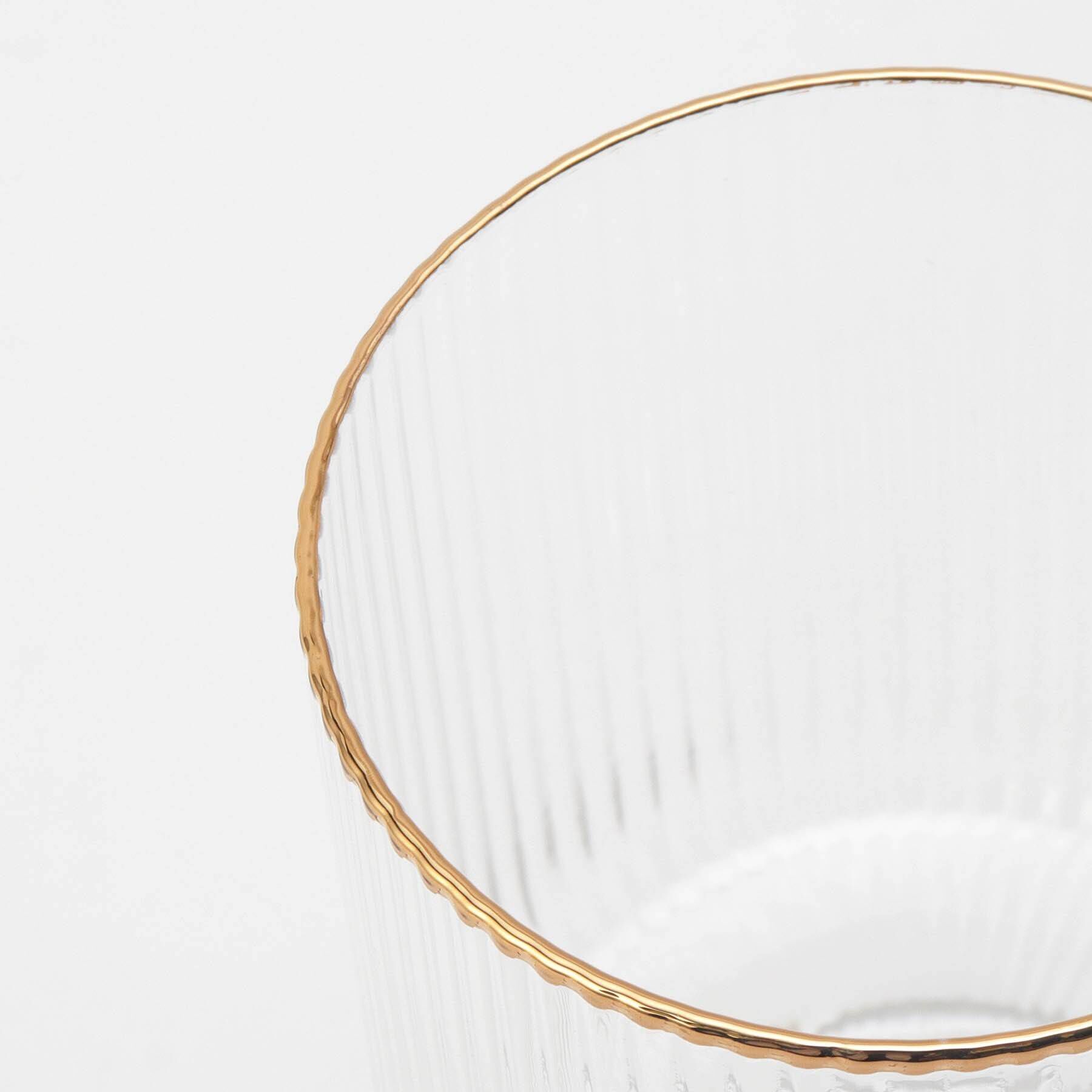 212 KITCHEN STORE「ウェーブ グラス GD ゴールド」|グラス・マグカップ|