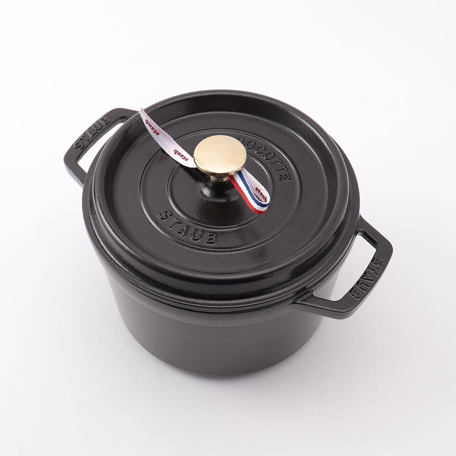 212 KITCHEN STORE「グランドココット ラウンド 20cm BK ＜STAUB ストウブ＞」|食器・キッチングッズ|