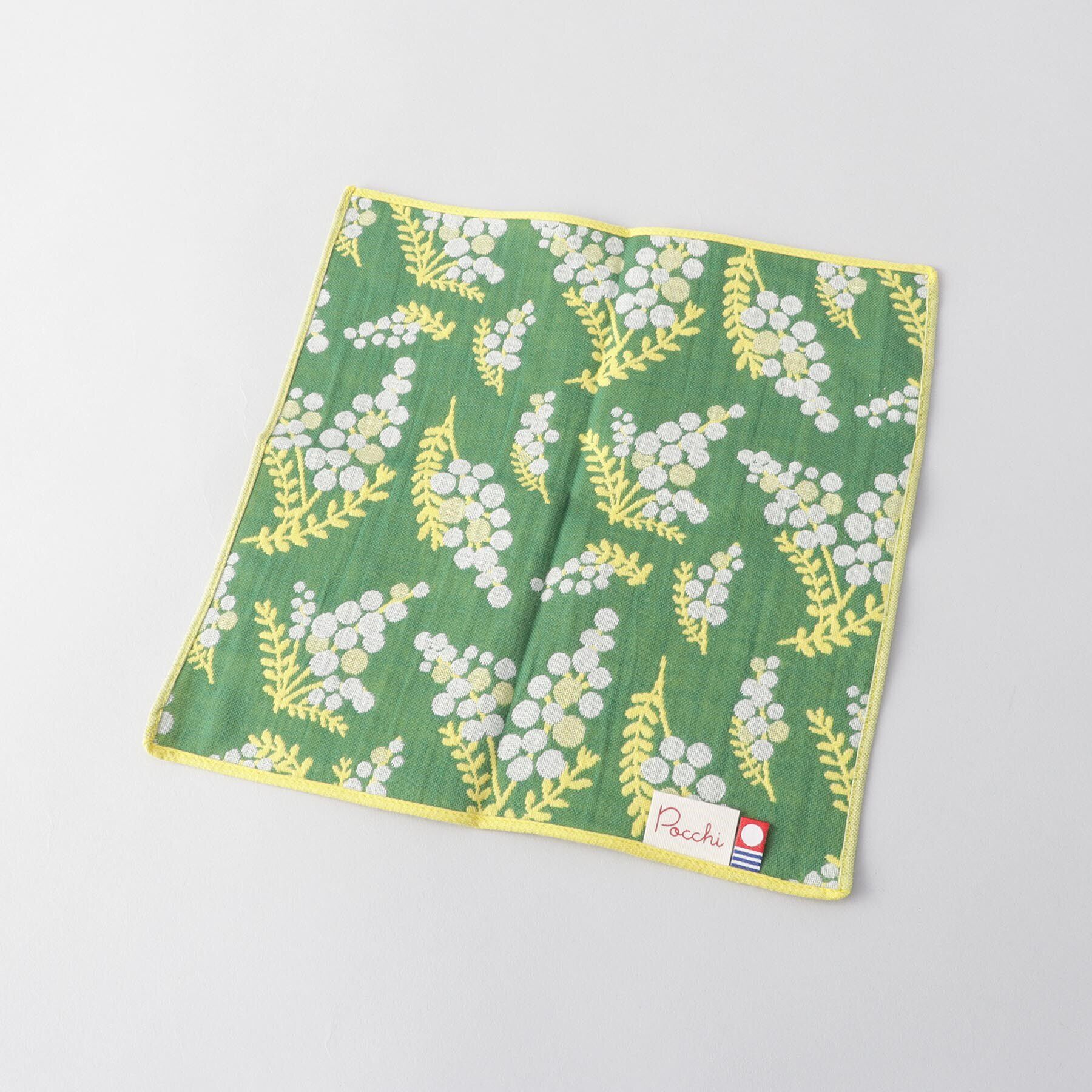 212 KITCHEN STORE「3重ガーゼハンカチ ミモザ」|ハンカチ|