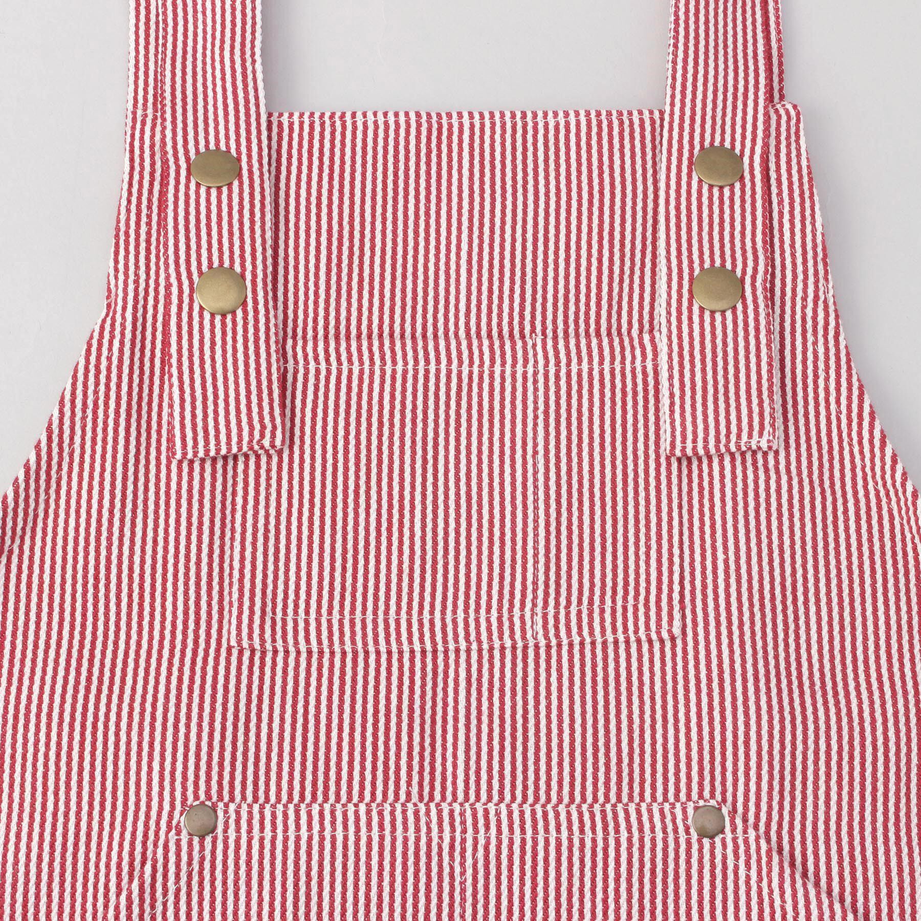 212 KITCHEN STORE「ヒッコリーストライプエプロン キッズ RD ＜212Kオリジナル＞」|食器・キッチングッズ|