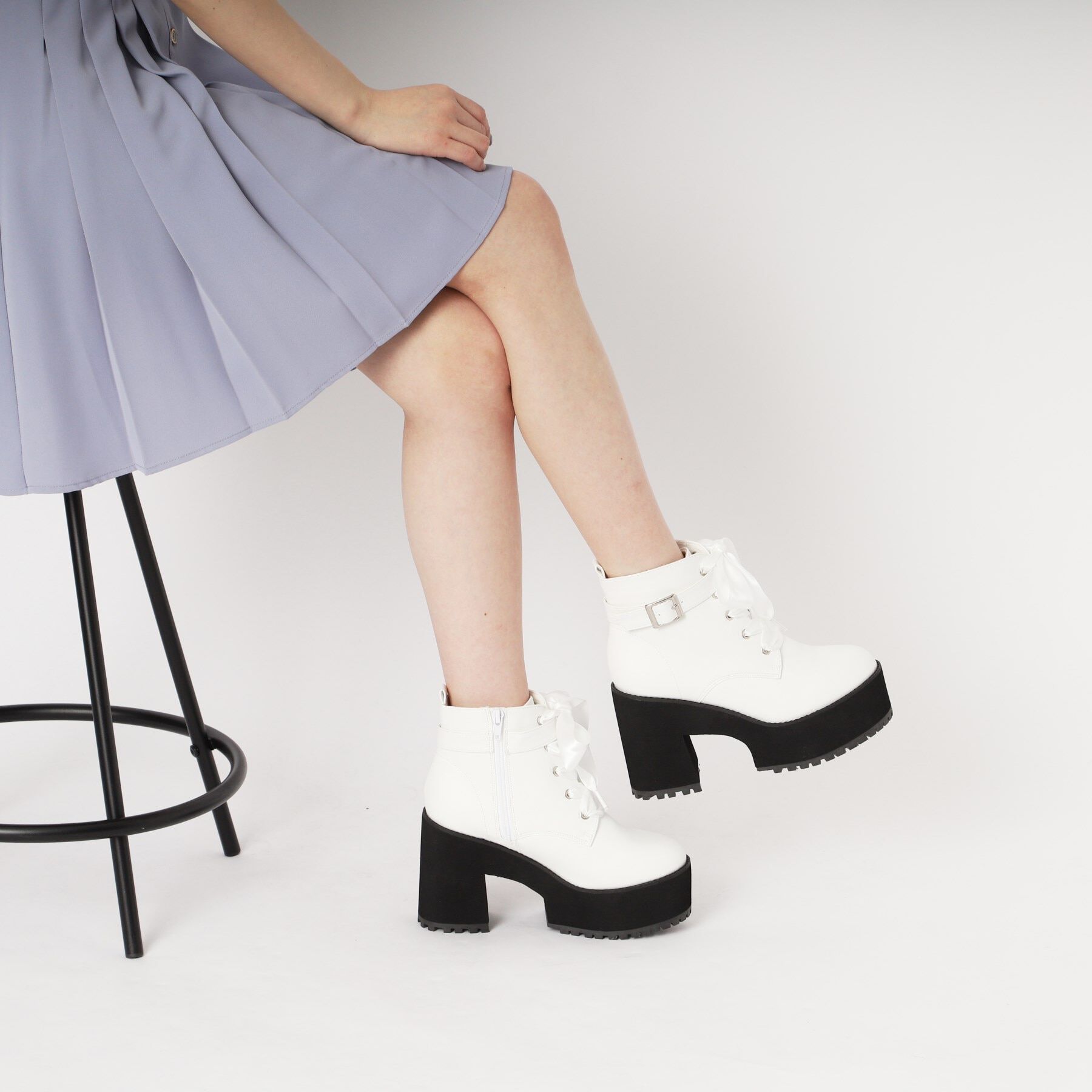 csT&P「厚底レースアップブーツ」|ショートブーツ|