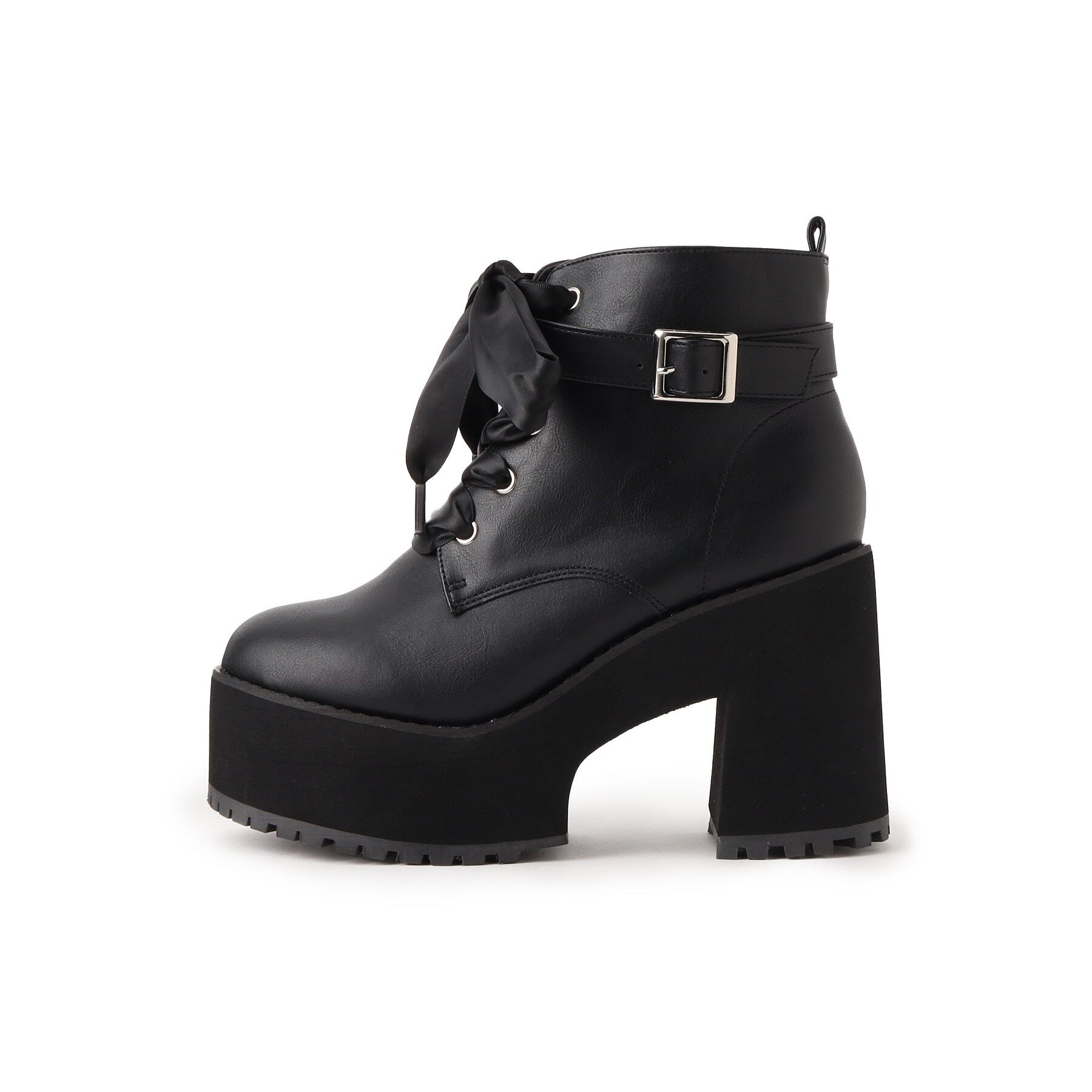 csT&P「厚底レースアップブーツ」|ショートブーツ|