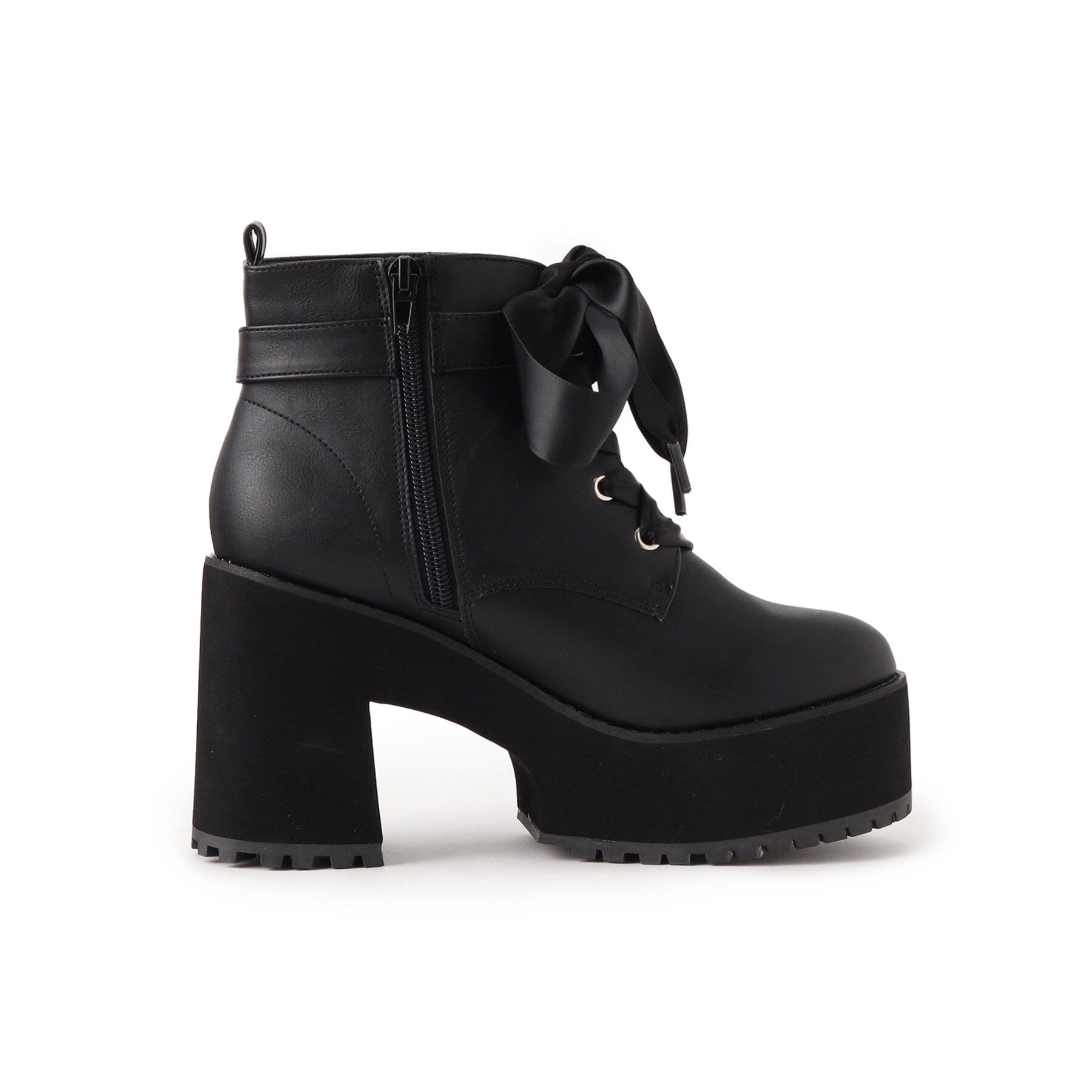 csT&P「厚底レースアップブーツ」|ショートブーツ|