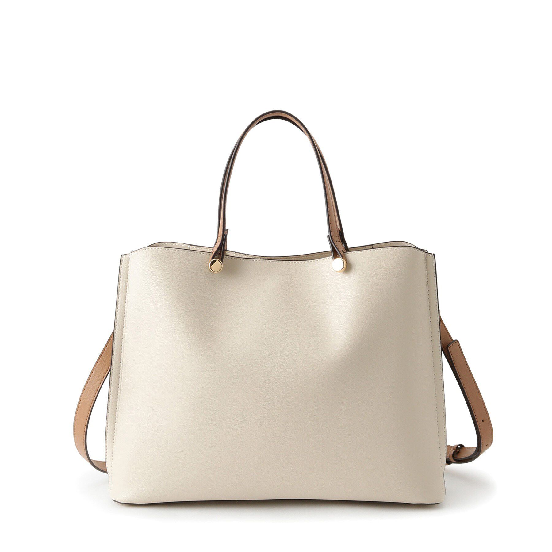 ESPERANZA「＜A4すっぽり＞2WAYお仕事トート」|トートバッグ|アイボリー(004)