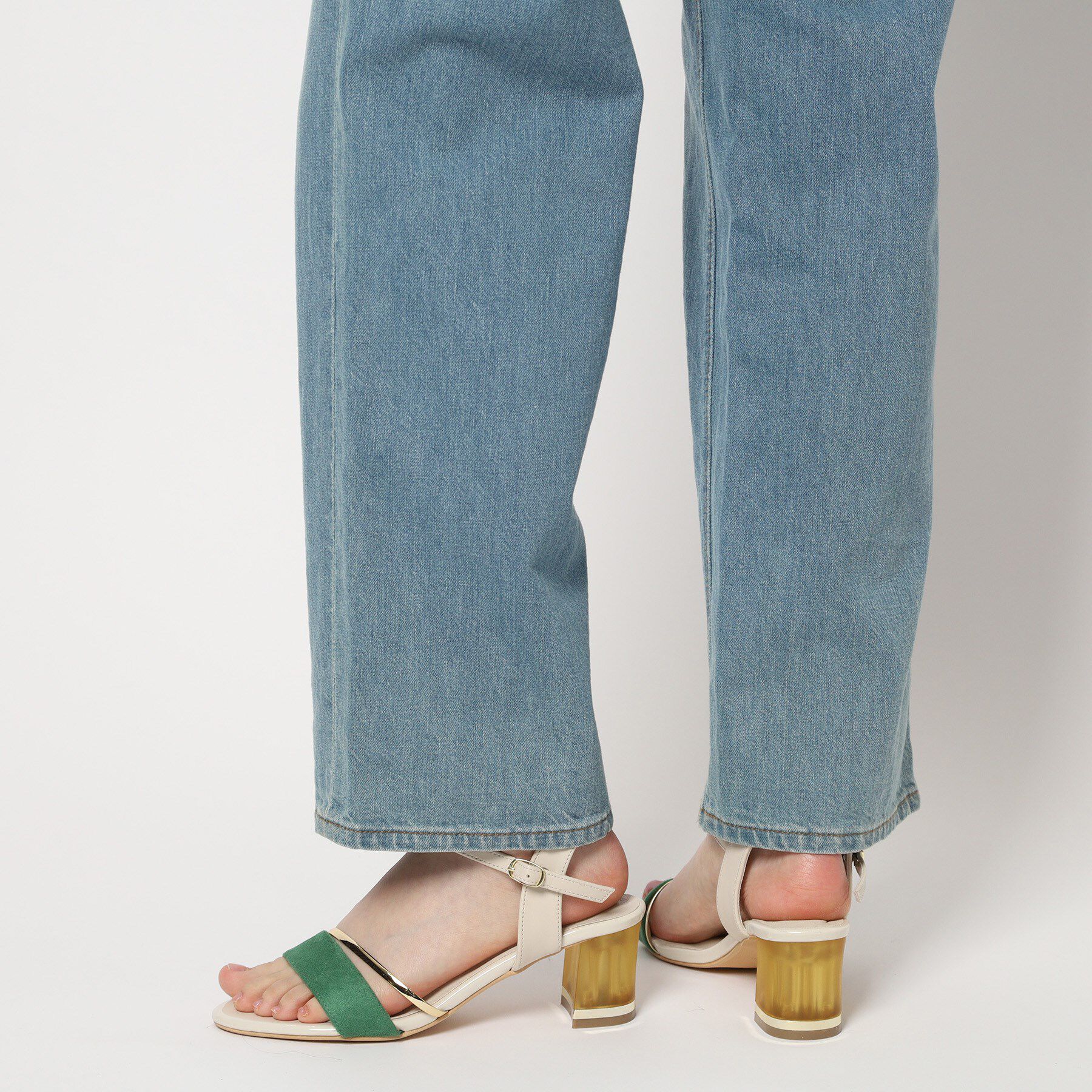 ESPERANZA「カラーヒールサンダル」|サンダル|