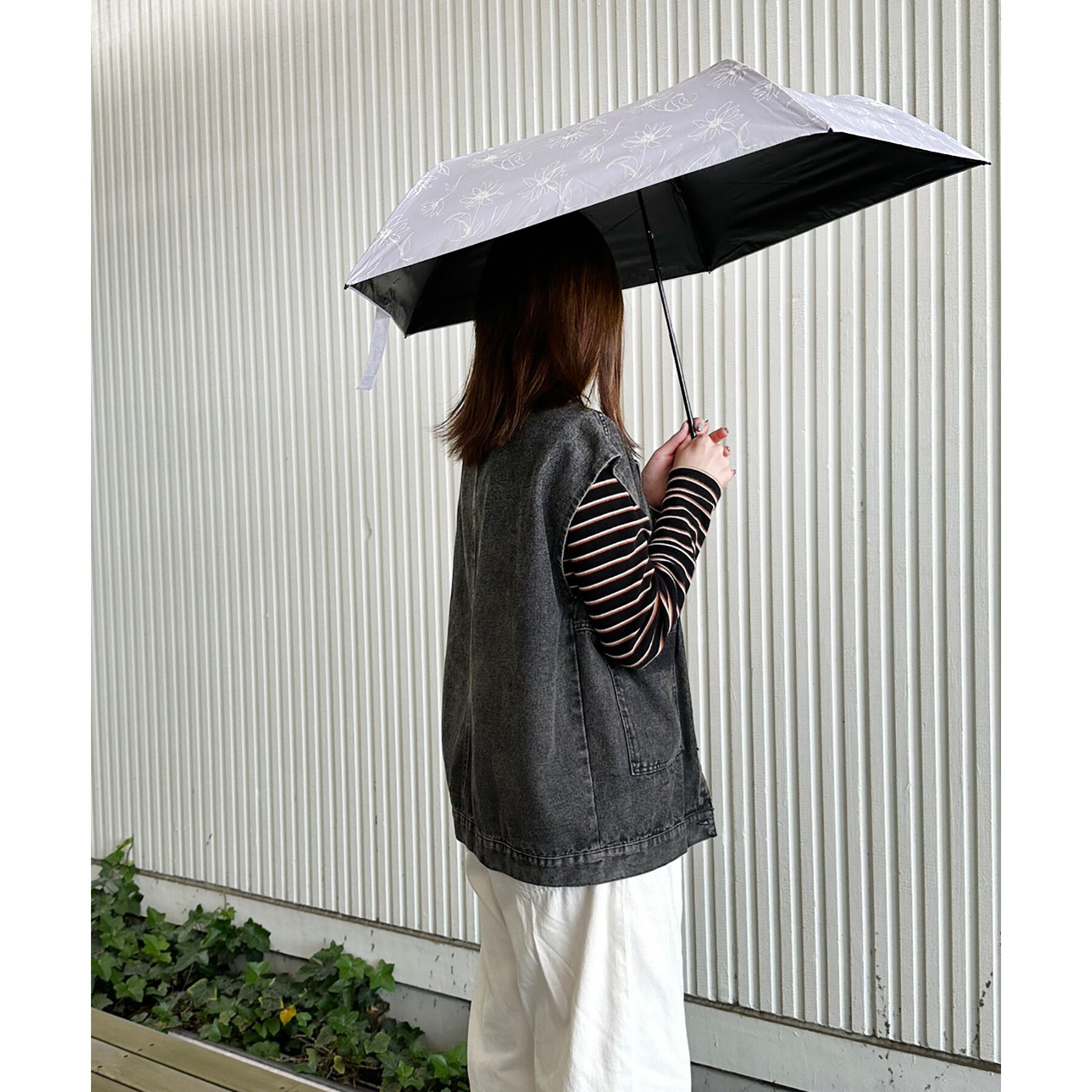 Ober Tashe「【軽量約120g/紫外線遮蔽率99.9％以上/遮光率99.9％以上/晴雨兼用/日傘/折りたたみ傘/U」|傘|