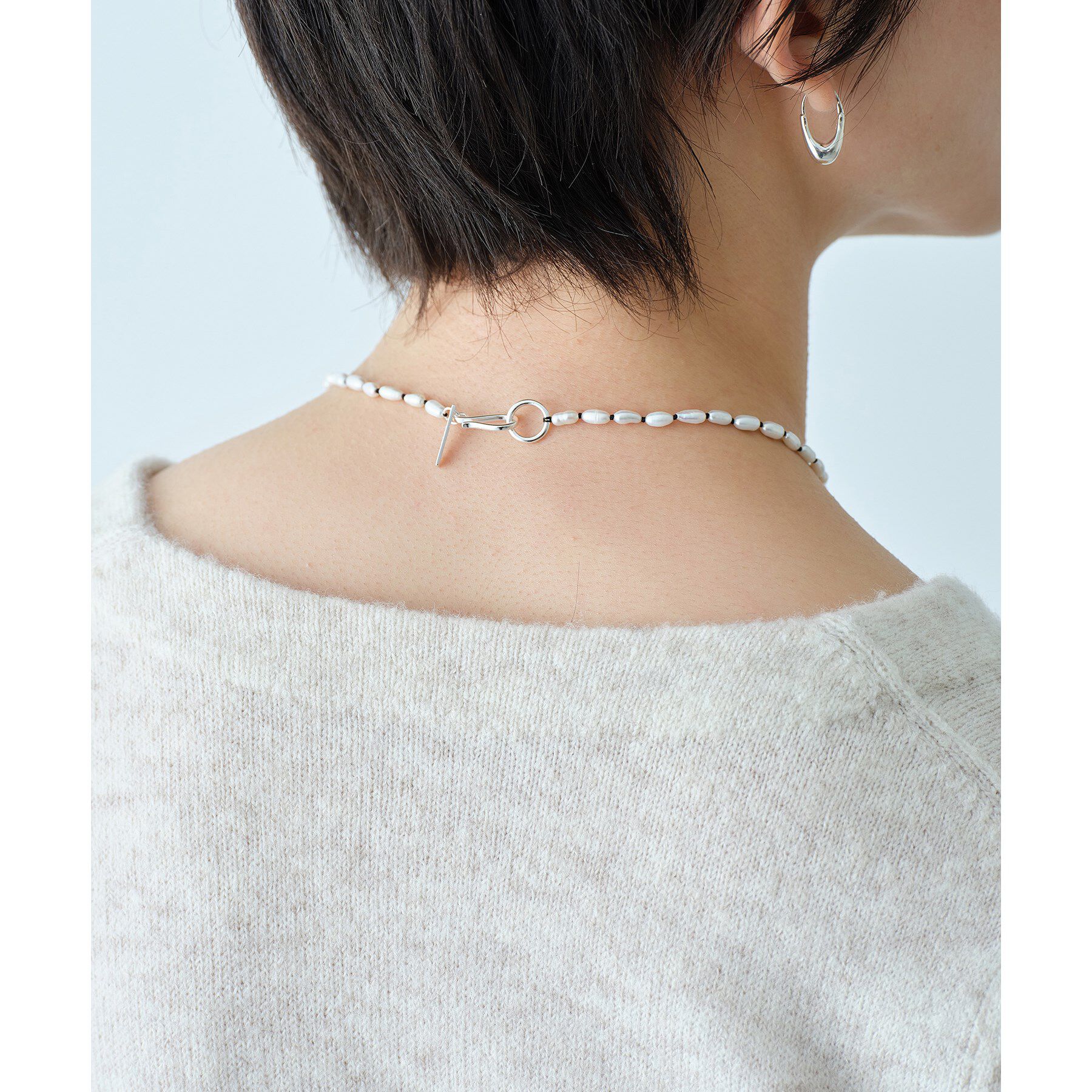 CODE A「pure line pearl necklace」|ネックレス|