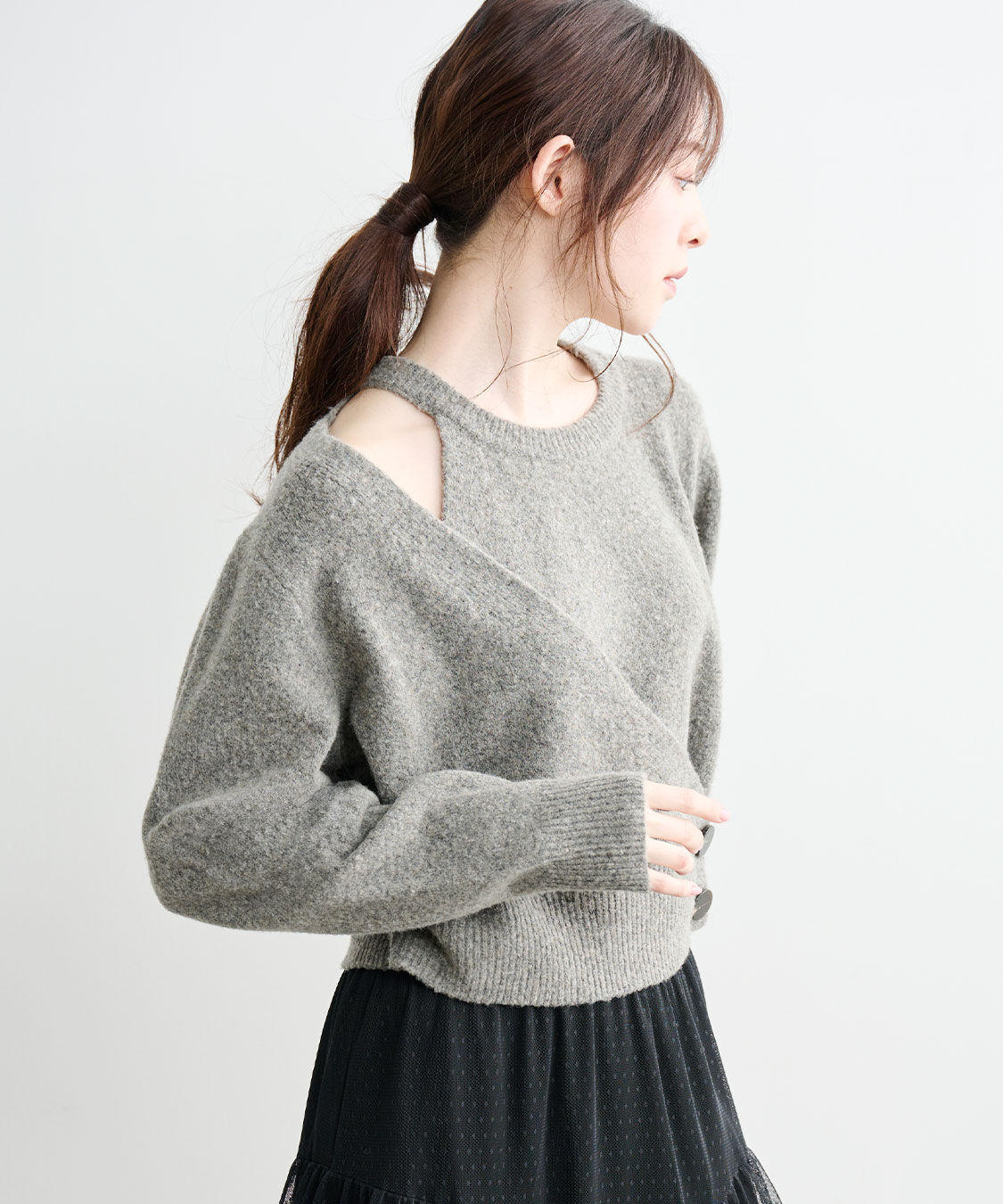 レイヤード風アシメニット（COCO DEAL）｜ルミネのファッション通販