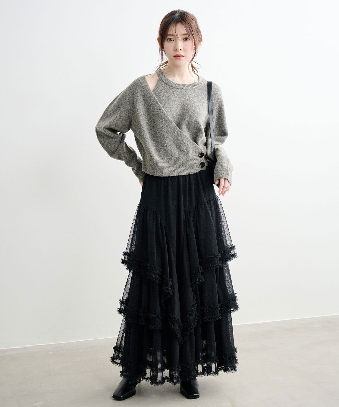 レイヤード風アシメニット（COCO DEAL）｜ルミネのファッション通販