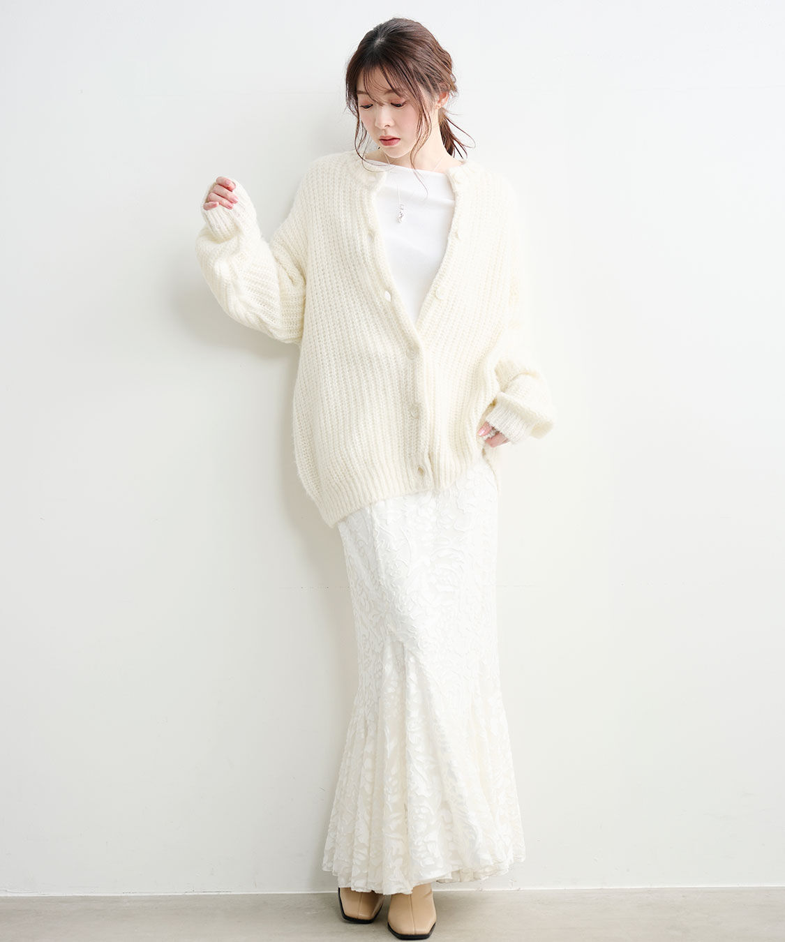 COCO DEAL「ローゲージボリュームカーディガン」|ニット・セーター|