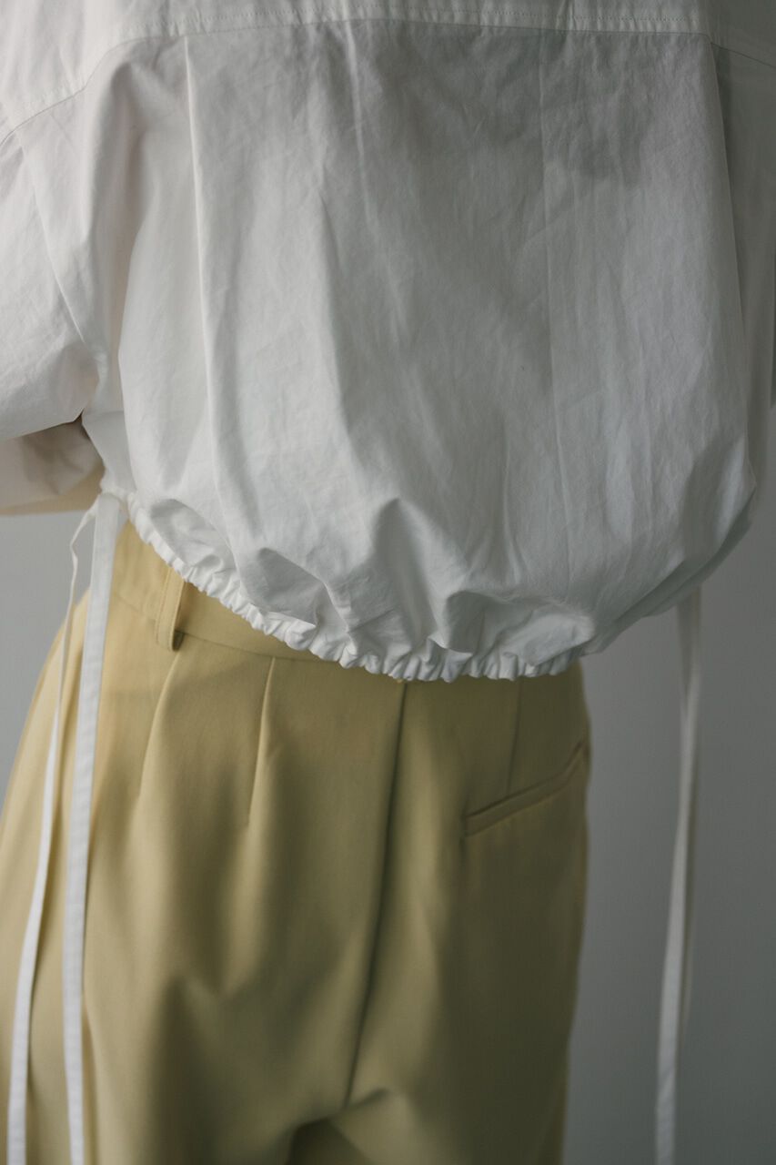 STYLEMIXER「ヘムギャザーショートシャツ」|シャツ・ブラウス|