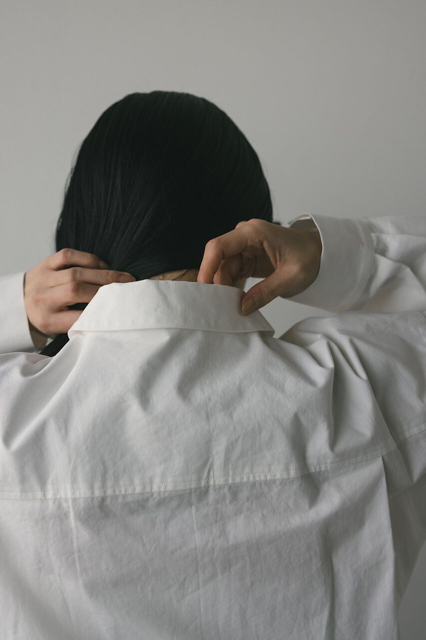 STYLEMIXER「ヘムギャザーショートシャツ」|シャツ・ブラウス|