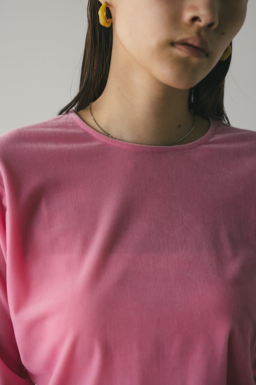 STYLEMIXER「メッシュベロアロンT」|Tシャツ・カットソー|