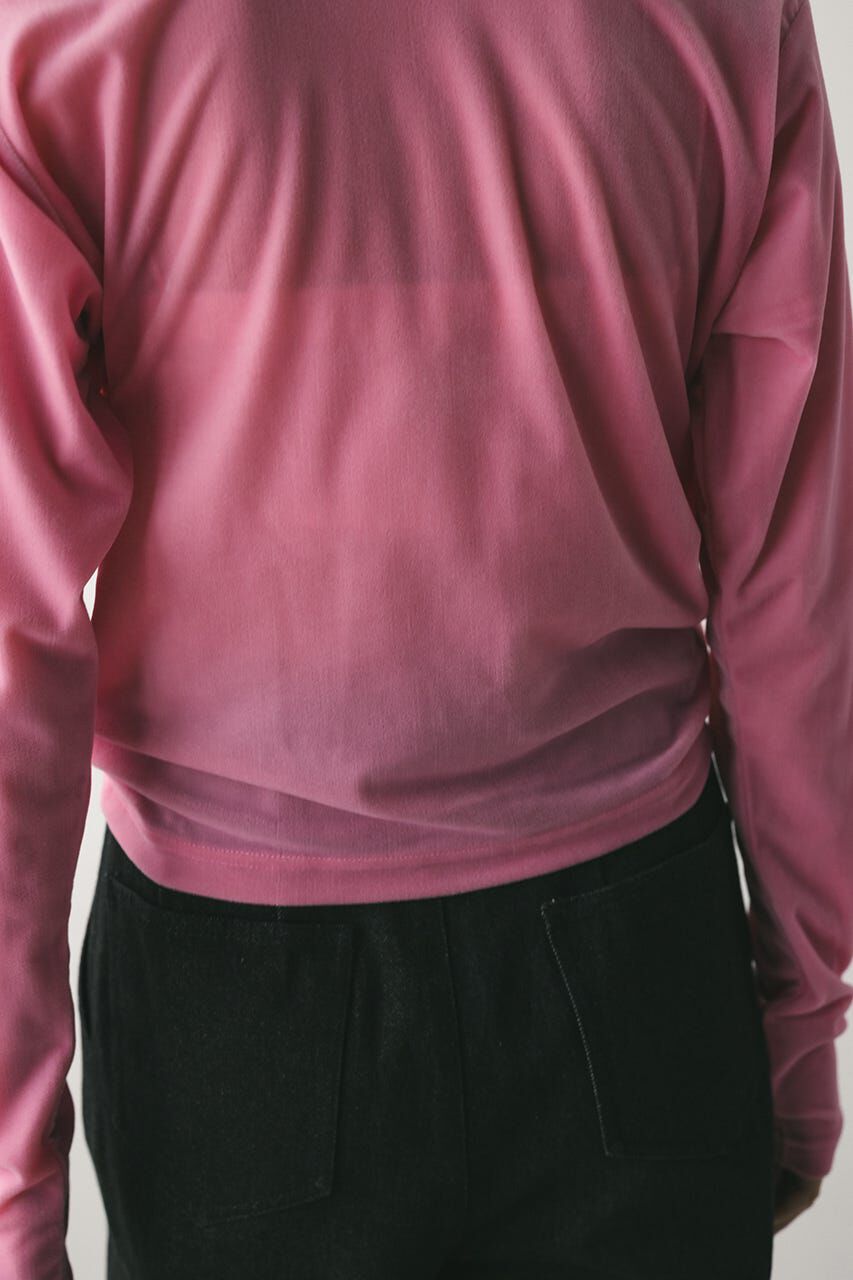 STYLEMIXER「メッシュベロアロンT」|Tシャツ・カットソー|