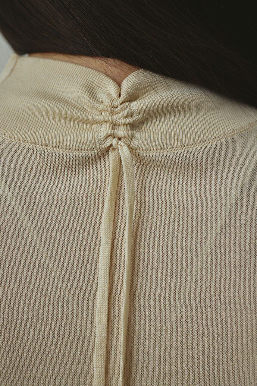 STYLEMIXER「バックストリングウォッシャブルニット」|ニット・セーター|